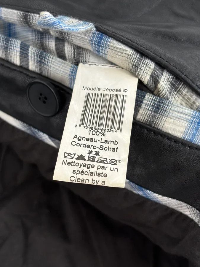 Kenzo Kenzo Black Lamb Leather Premium Jacket Size US L / EU 52-54 / 3 - 14 Thumbnail