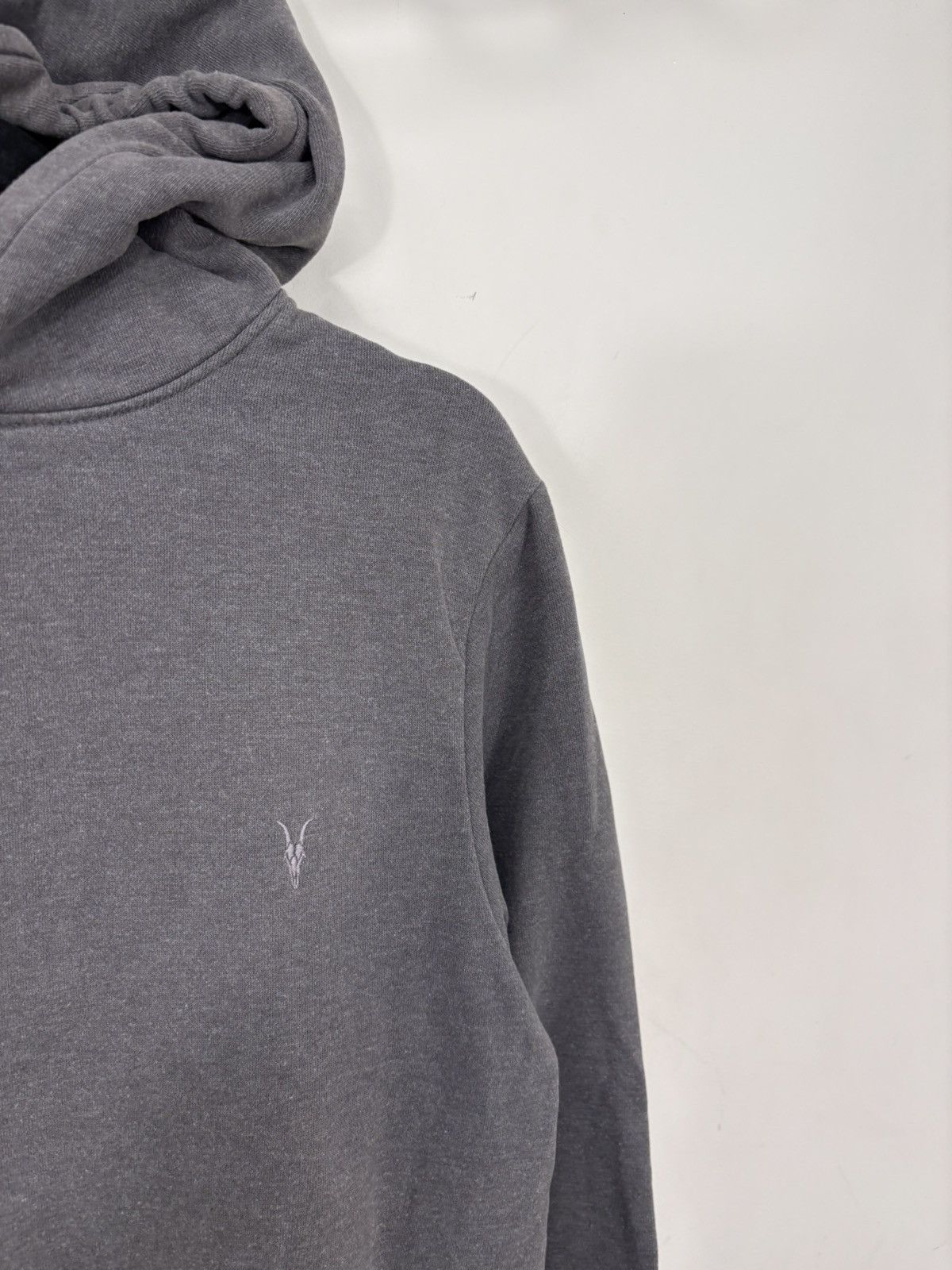Allsaints AllSaints Raven OTH Men’s Grey Hoodie Pullover Sweatshirt Size US S / EU 44-46 / 1 - 3 Thumbnail