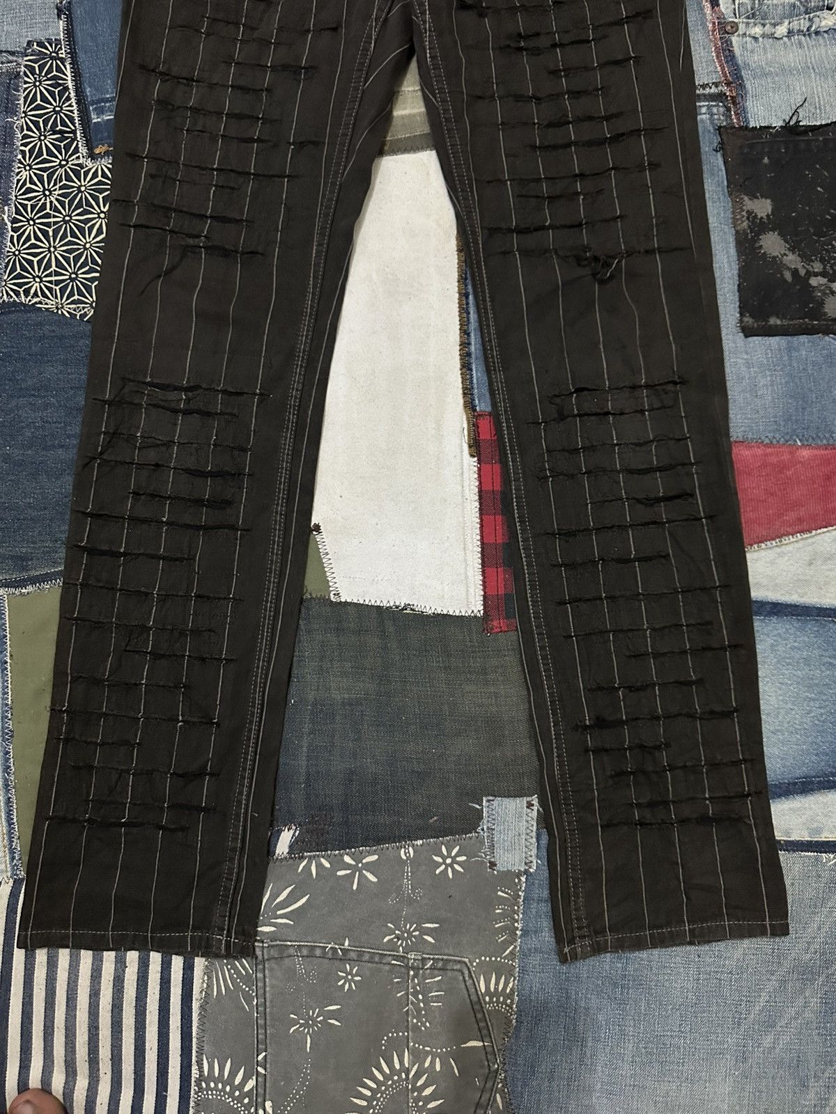 Hysteric Glamour Hysteric glamour distressed Bondage Punk Back Strap Pants Size US 30 / EU 46 - 3 Thumbnail
