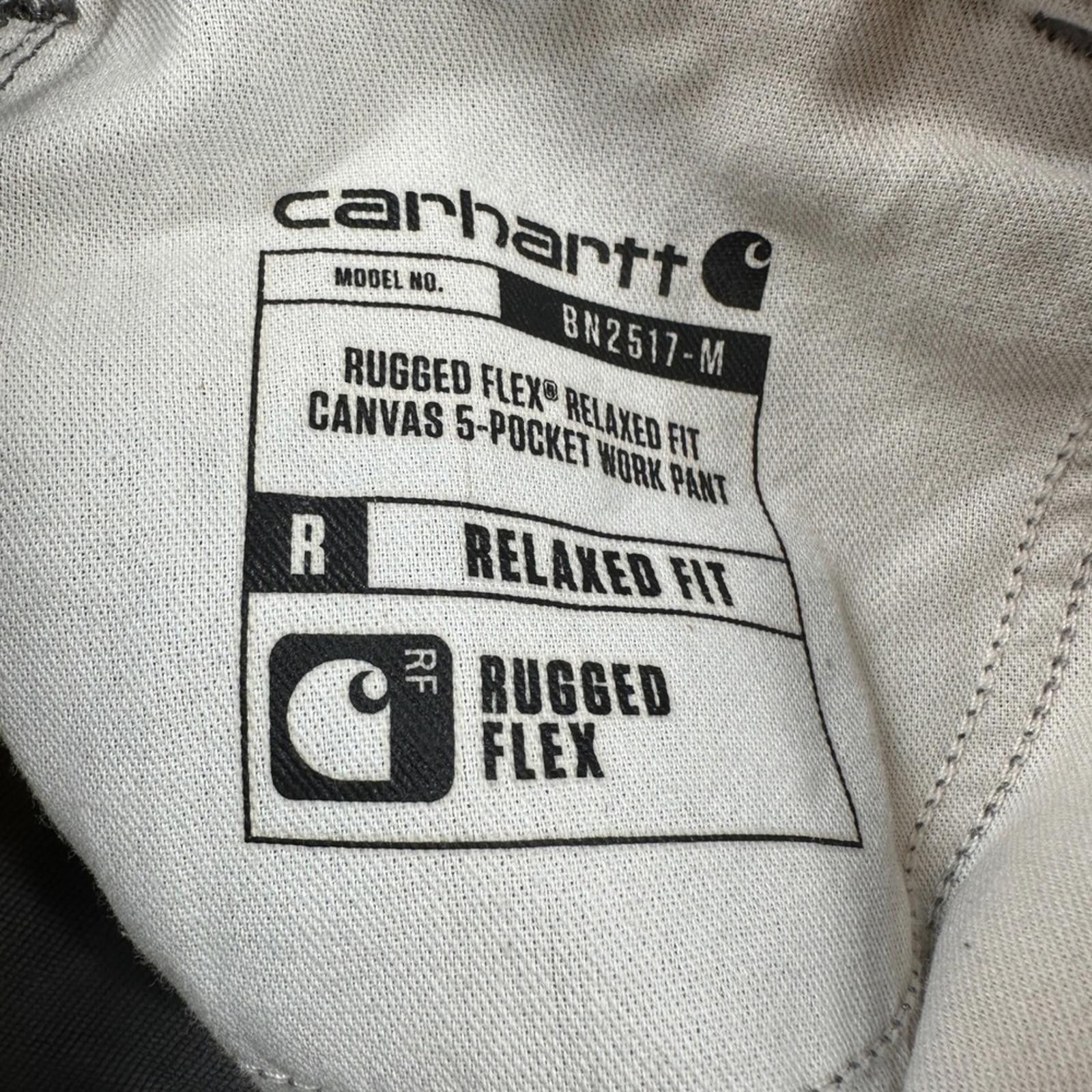 Carhartt Carhartt Rugged Flex Relaxed Fit Canvas Work Pants Men 30x28 Size US 30 / EU 46 - 6 Thumbnail