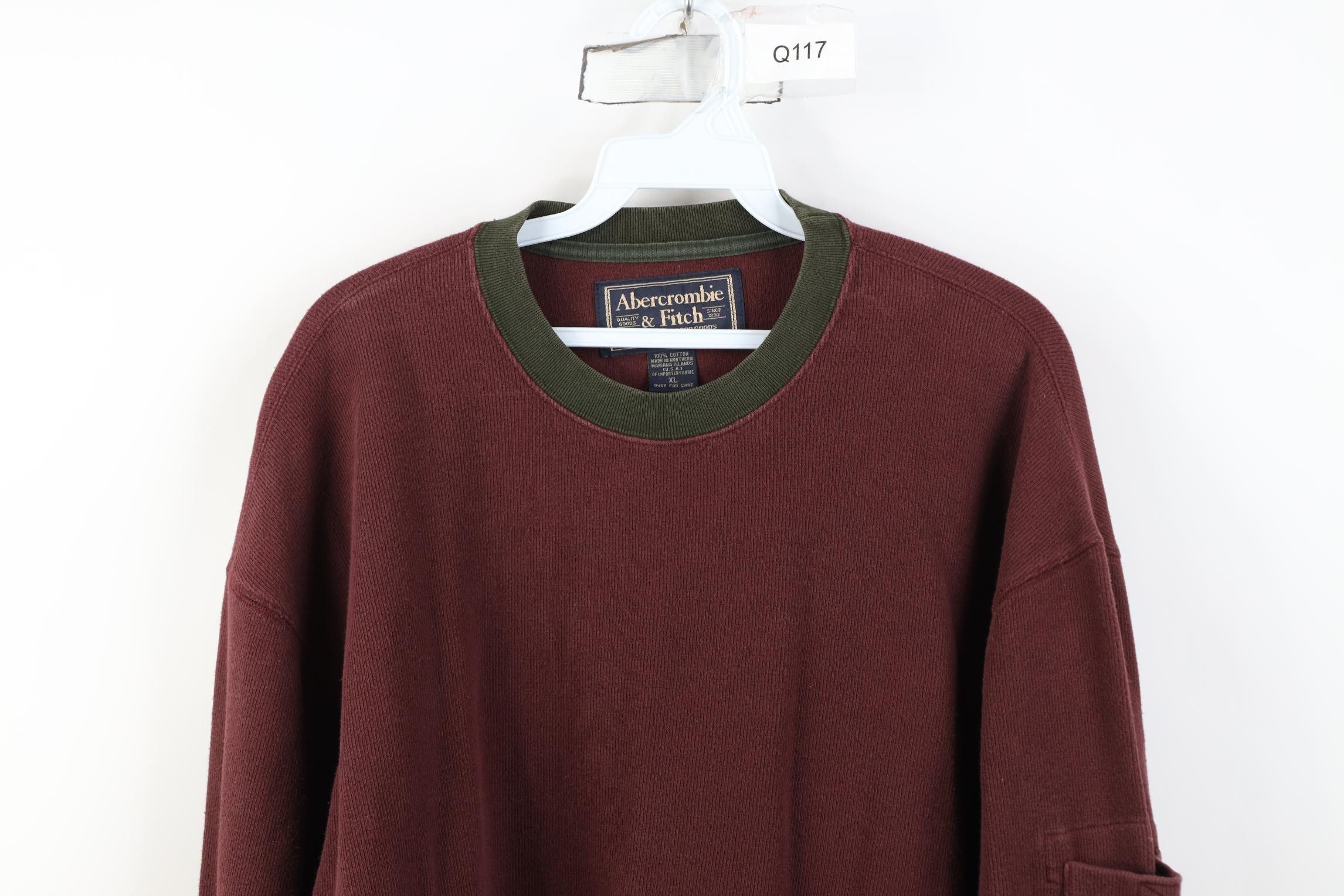 Abercrombie & Fitch Vintage 90s Abercrombie & Fitch Knit Long Sleeve T-Shirt USA Size US XL / EU 56 / 4 - 2 Thumbnail