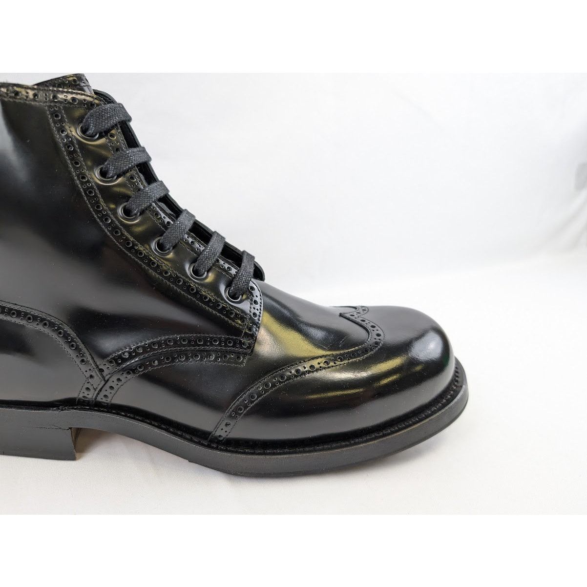 Bottega Veneta o1rshd1 Q:2 / Gloss Vinyl Wardrobe Ankle Boots in Black Size US 11 / EU 44 - 5 Thumbnail