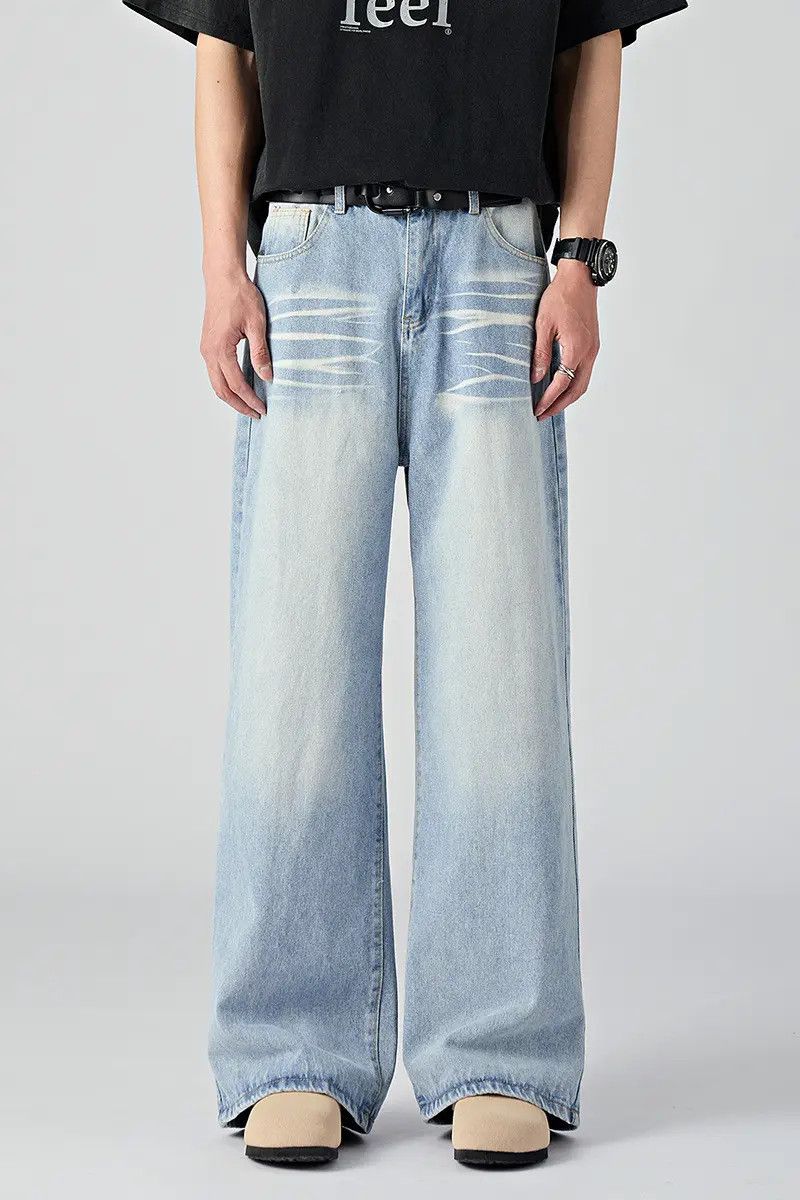 Japanese Brand × Jean Loose casual wide leg jeans Size US 32 / EU 48 - 4 Thumbnail
