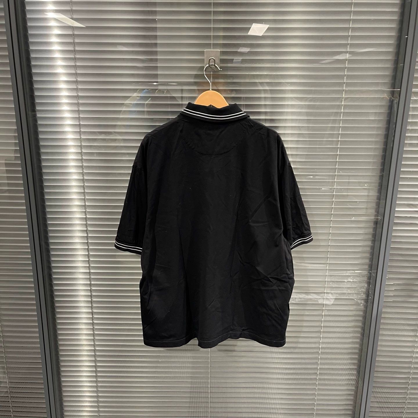 Prada Prada 23ss Recycled Nylon Collared Short Sleeve L 99New Size US L / EU 52-54 / 3 - 2 Thumbnail