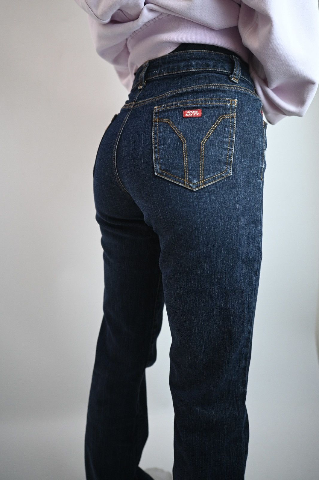 Miss Sixty Vintage Miss Sixty Ultra Low Waist Jeans Boot Cut 29x30 Size 29" - 2 Thumbnail