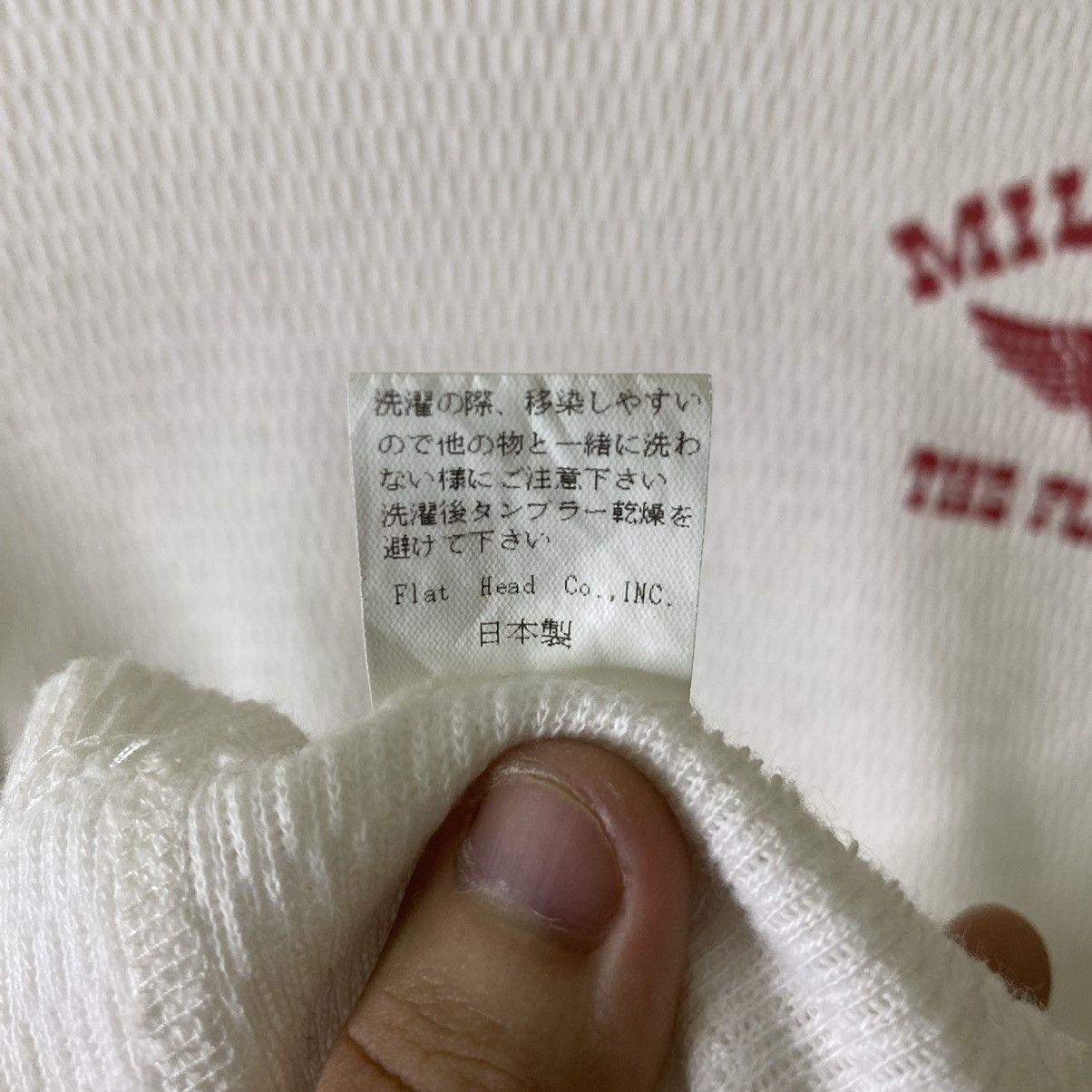 The Flat Head The Flat Head Milwaukee Genuine LS Tee Made in Japan Size US S / EU 44-46 / 1 - 6 Thumbnail