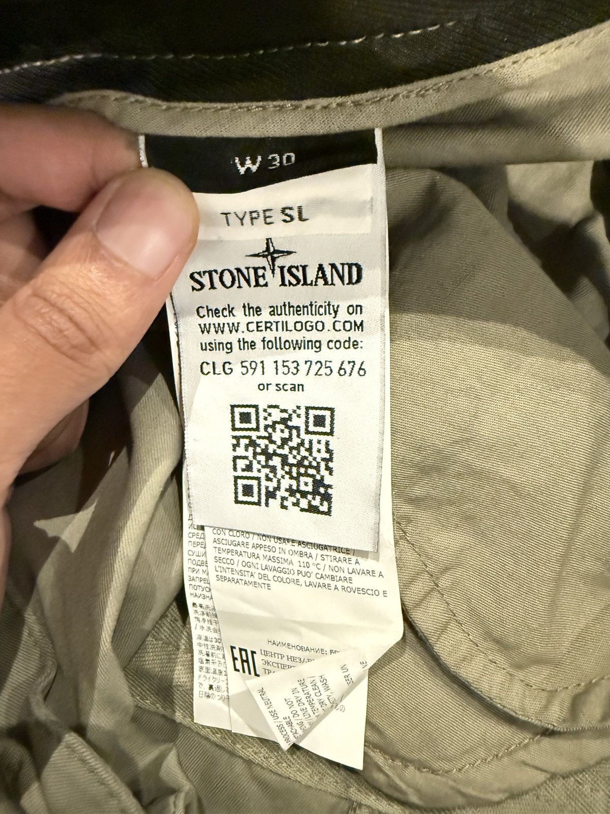 Stone Island Stone Island Green Cargo Pants Size US 30 / EU 46 - 5 Thumbnail
