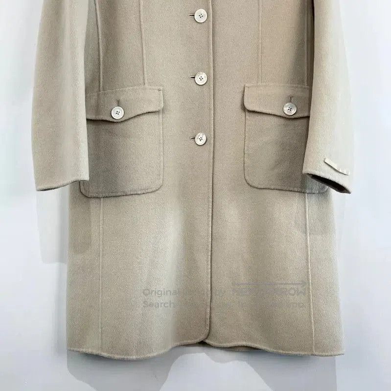 Max Mara MaxMara Cream Cashmere Women's Coat . Size L / US 10 / IT 46 - 4 Thumbnail
