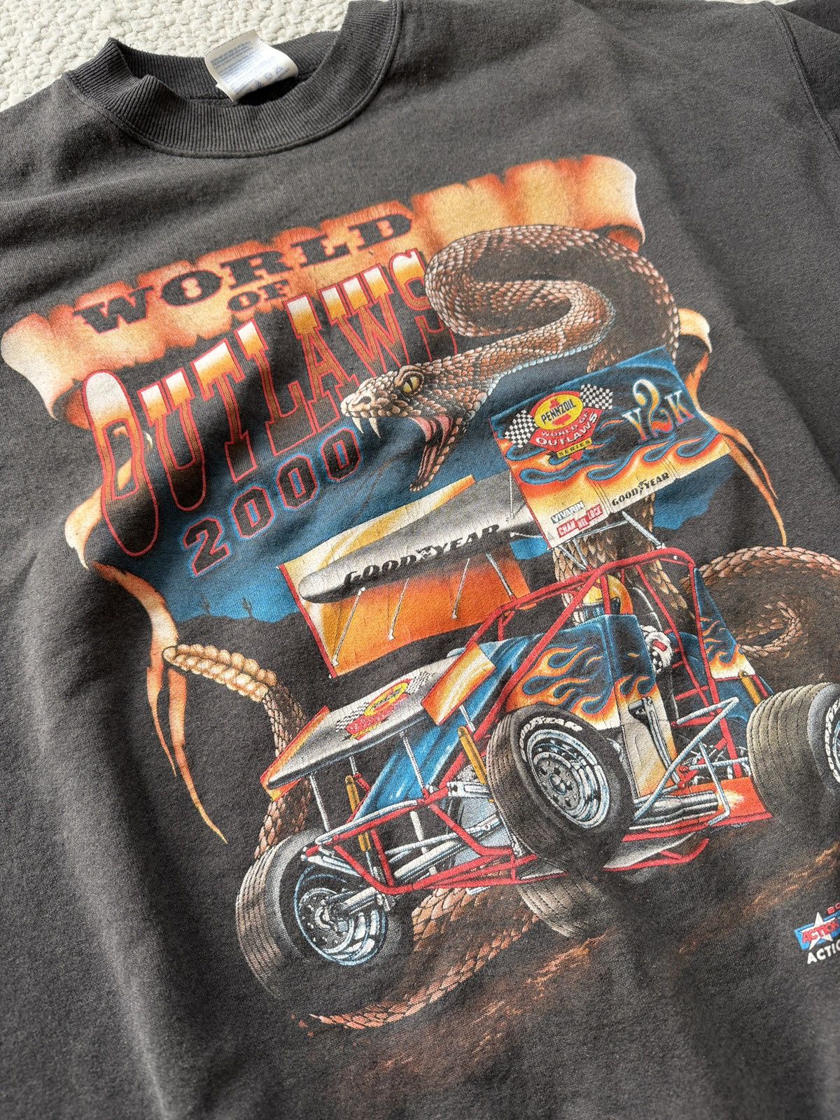 Vintage Vintage Racing Crewneck 2000 Size US XL / EU 56 / 4 - 2 Thumbnail
