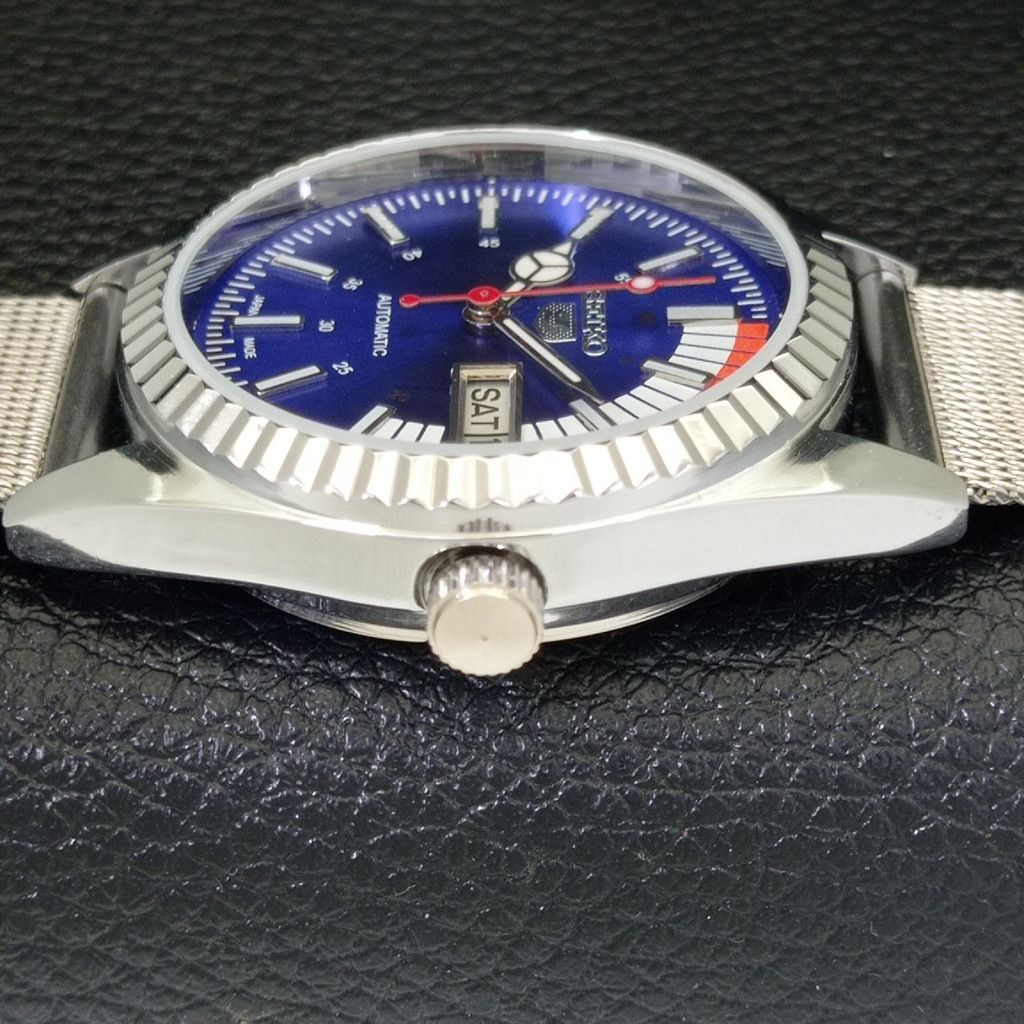 Seiko REFURBISHED VINTAGE SEIKO 5 AUTO JAPAN MENS WATCH a440675 Size 38 - 5 Thumbnail