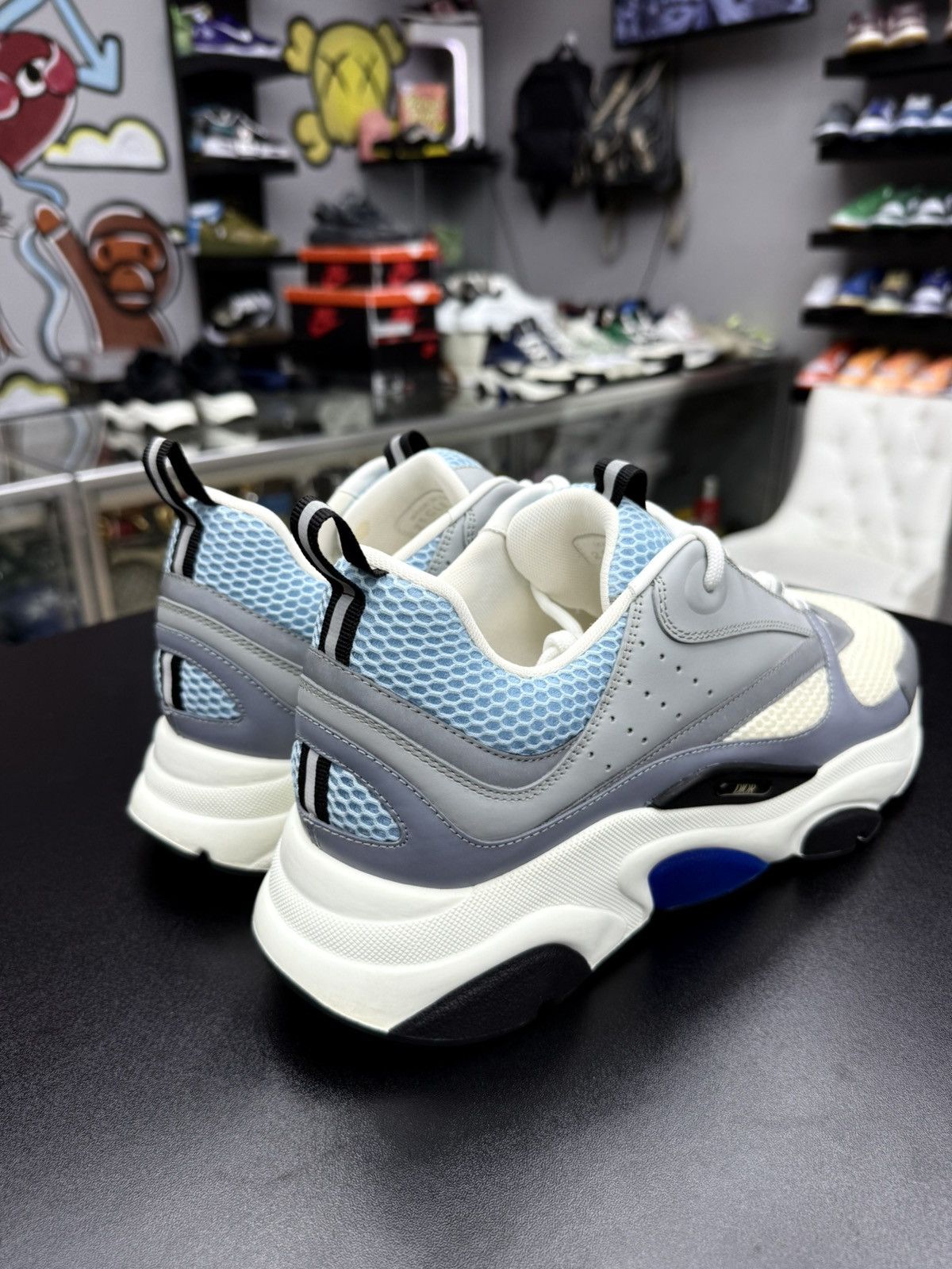 Dior AUTHENTIC Dior B22 Blue Silver White Size 47 / 14 US Size US 14 / EU 47 - 8 Thumbnail