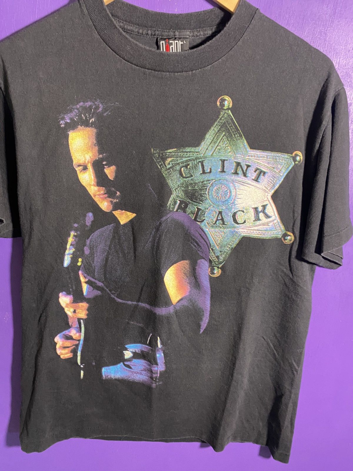 Band Tees × Vintage Vintage 1993 Clint black North American tour tee Size US L / EU 52-54 / 3 - 3 Thumbnail