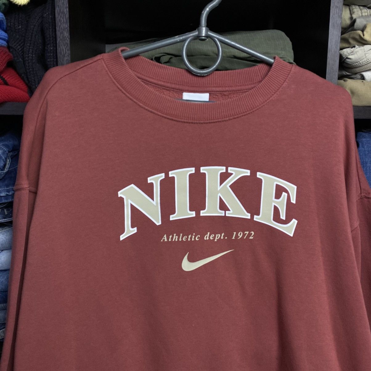 Nike Mens Nike Big Logo Streetwear y2k sweatshirt size S Size US S / EU 44-46 / 1 - 2 Thumbnail