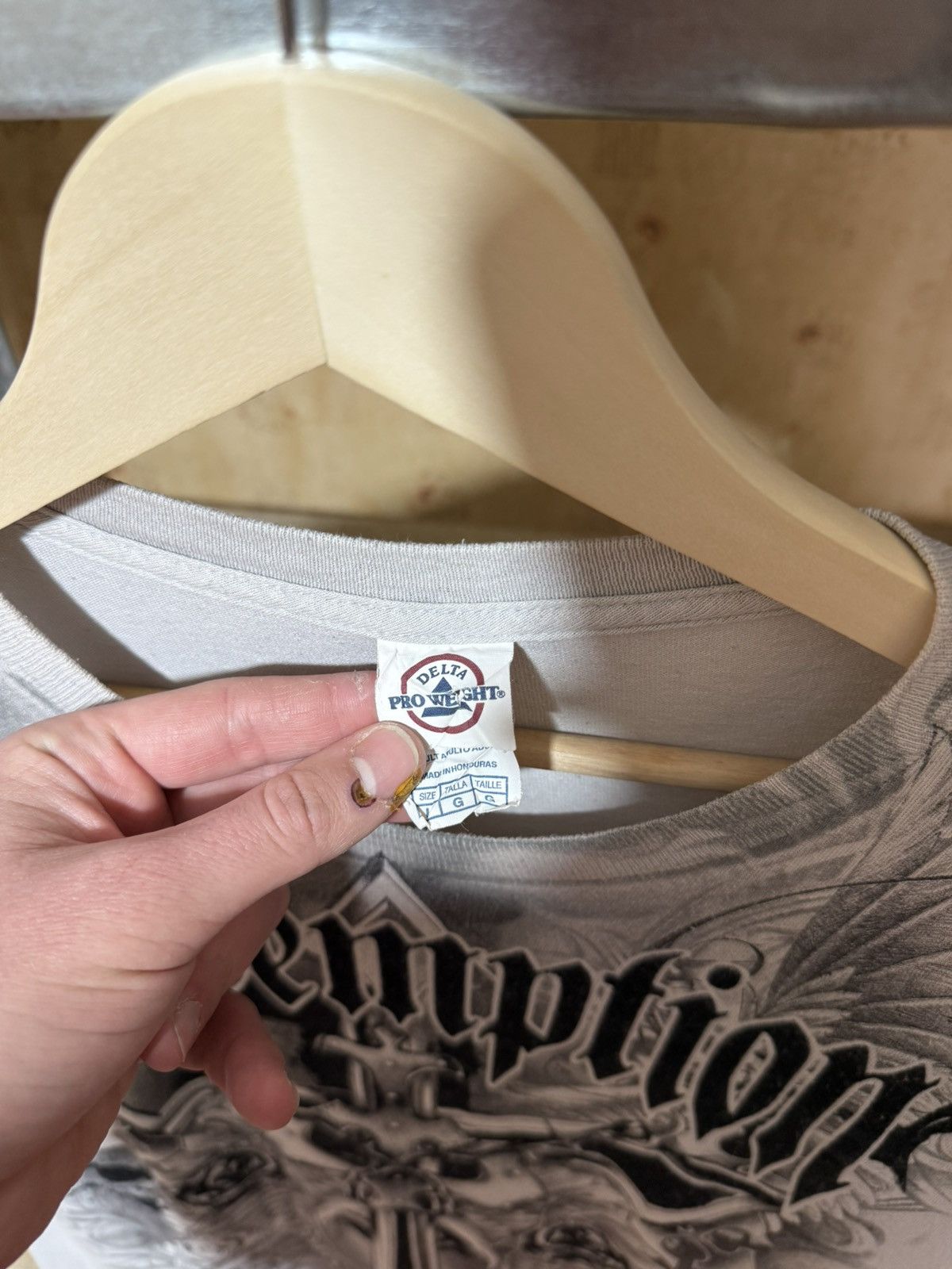 Affliction × Raw State Y2K Raw State Redemption Hysteric Glamour Opium T-Shirt Hype Size US L / EU 52-54 / 3 - 4 Thumbnail
