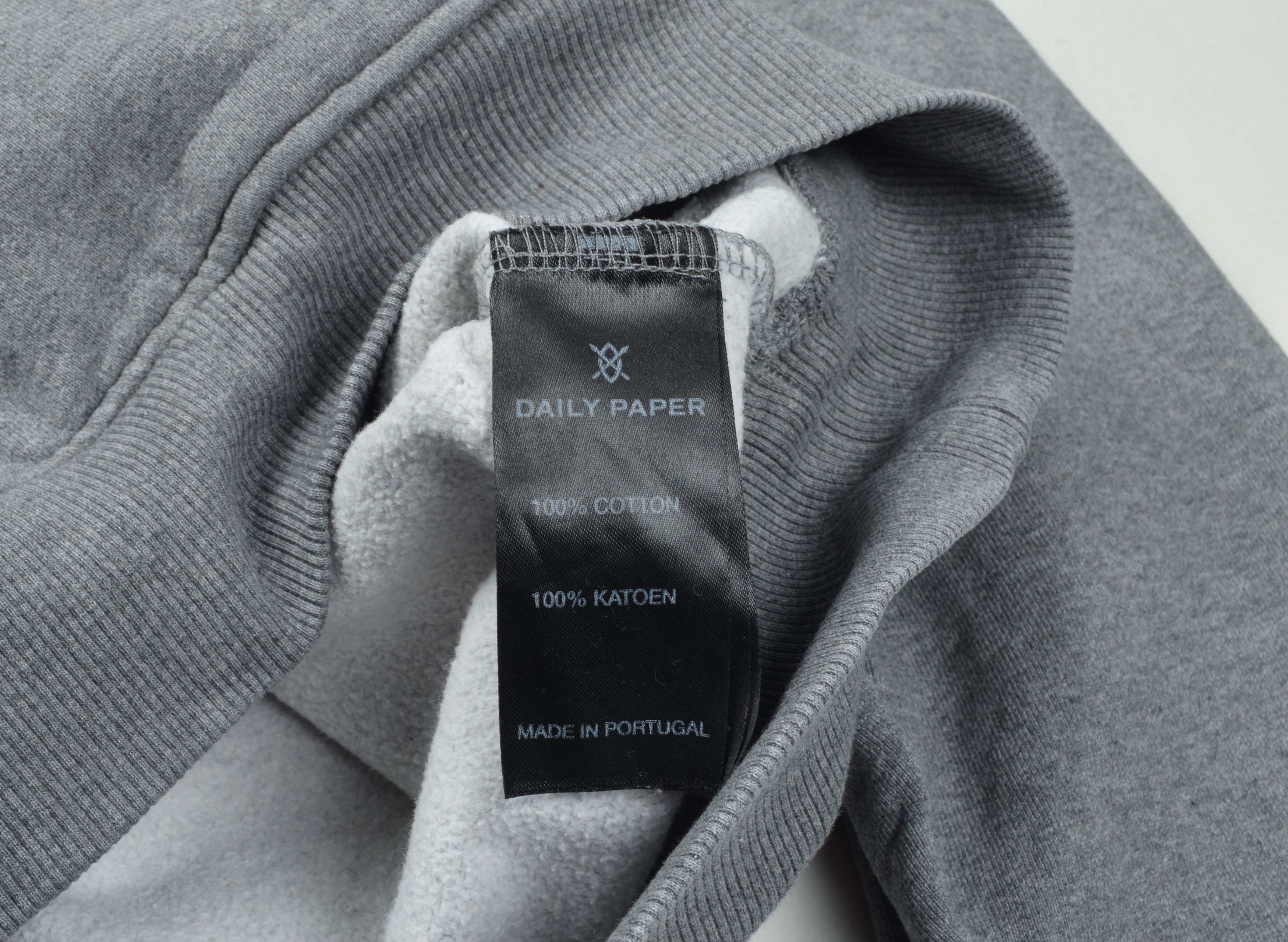Daily Paper × Designer Daily Paper Clothing Logo Gray Long Sleeve Hoodie Size US M / EU 48-50 / 2 - 6 Thumbnail