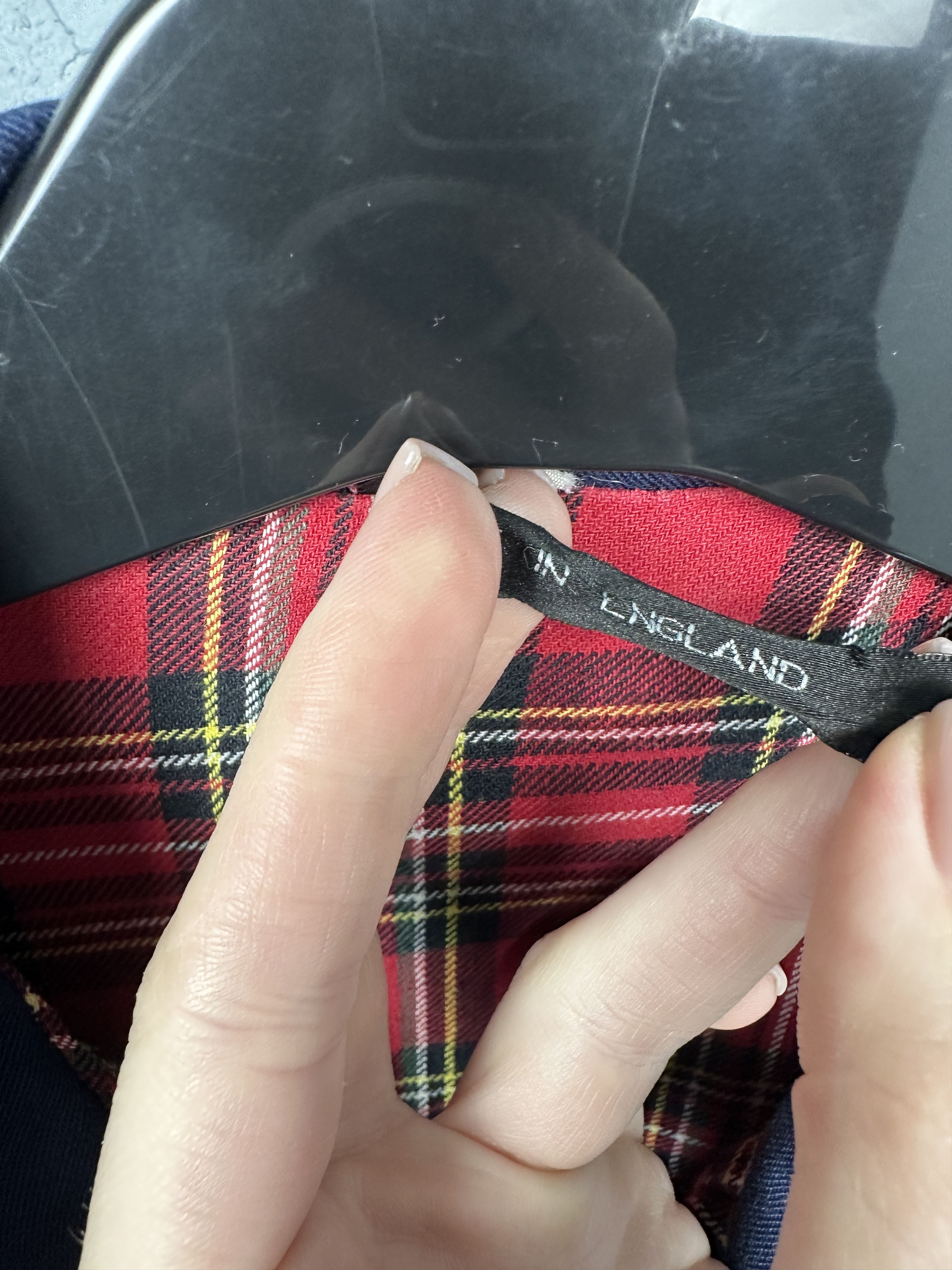 Vintage Vintage England Plaid Lined Collared Bomber Jacket Size US L / EU 52-54 / 3 - 3 Thumbnail