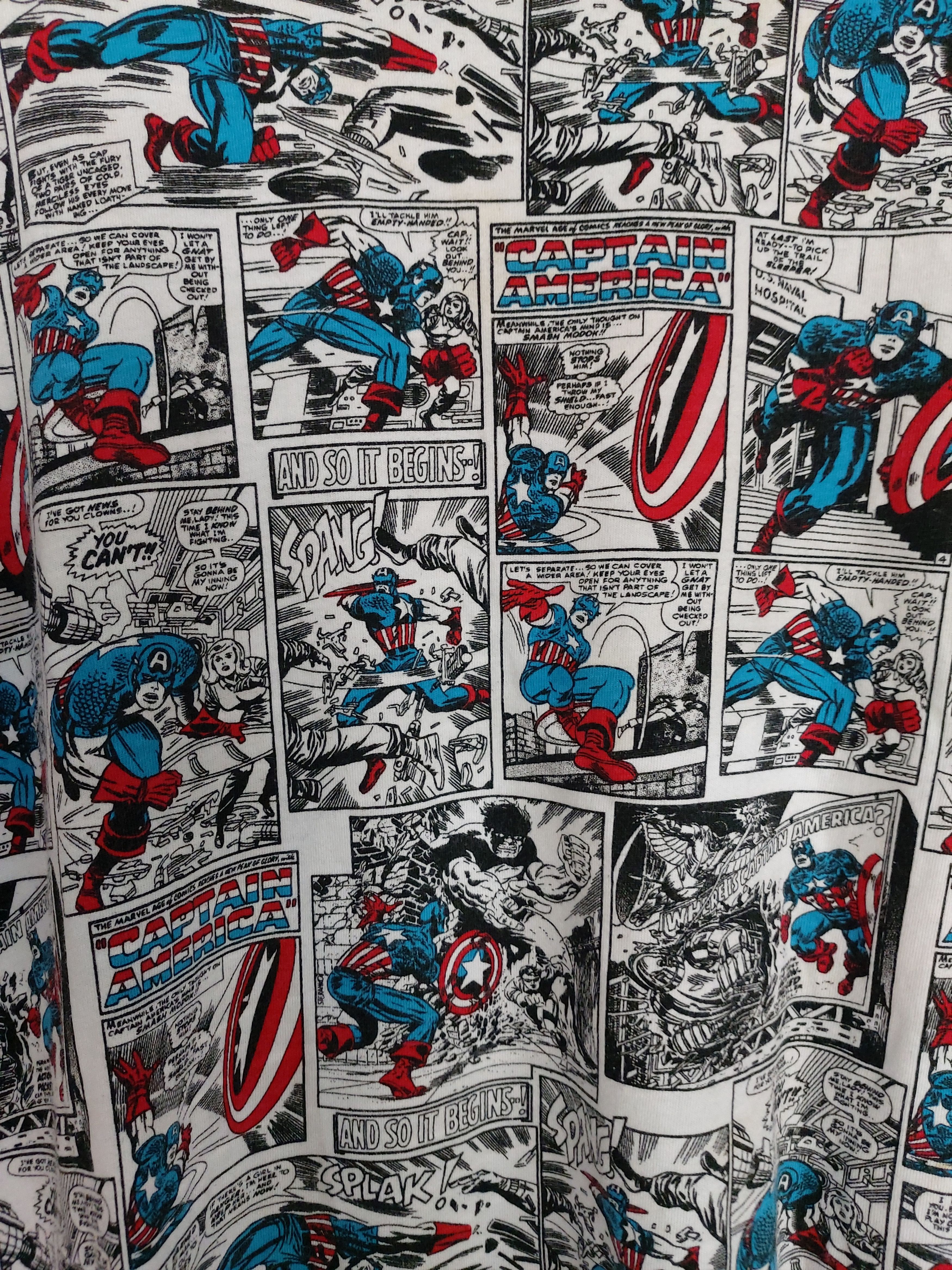 Marvel Comics MARVEL COMICS X GU CAPTAIN AMERICA PRINT TEE Size US L / EU 52-54 / 3 - 3 Thumbnail