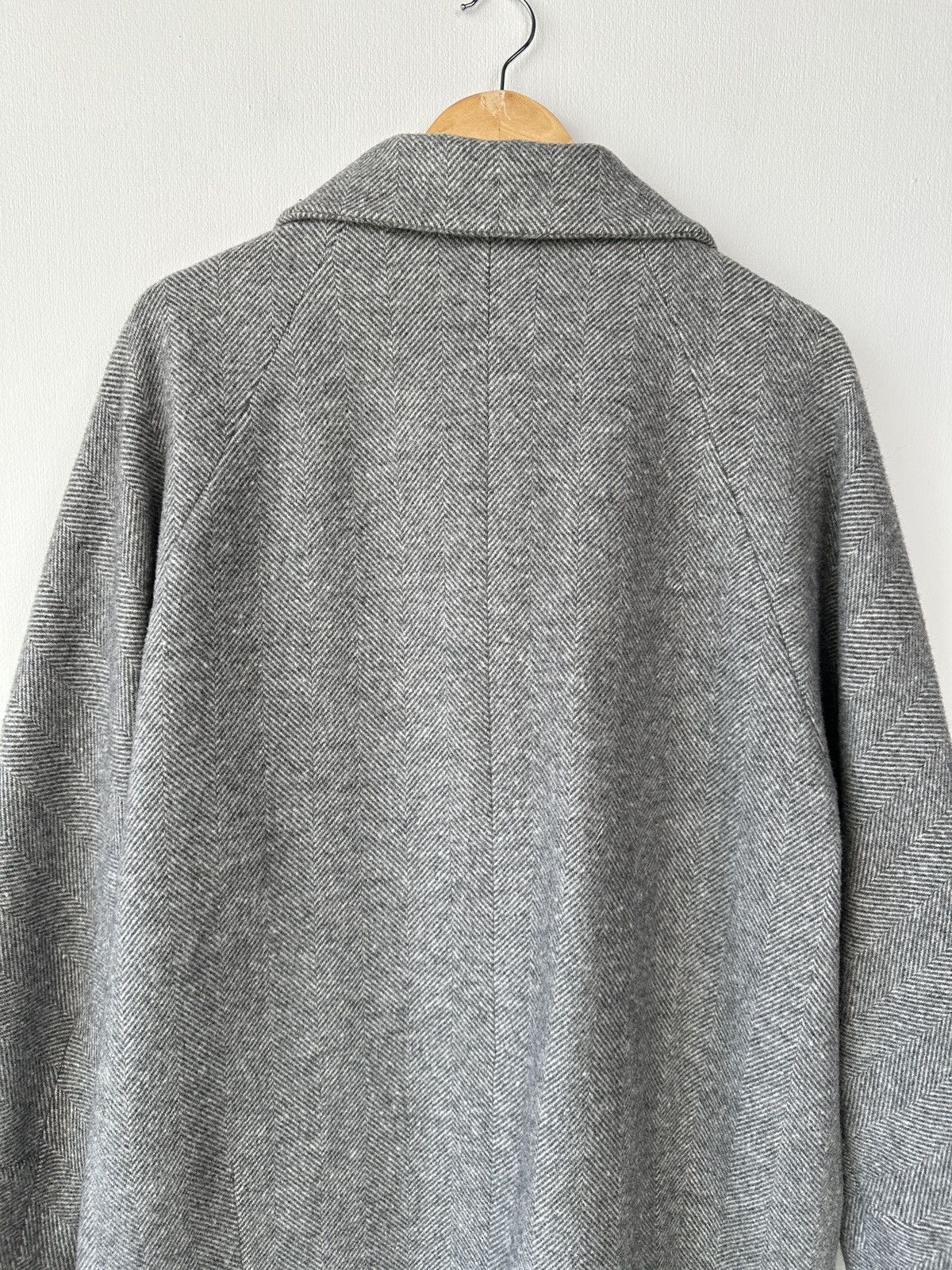 Weekend Max Mara Weekend Max Mara Italy Wool Gray Snap Button Coat size US 10 Size M / US 6-8 / IT 42-44 - 11 Thumbnail