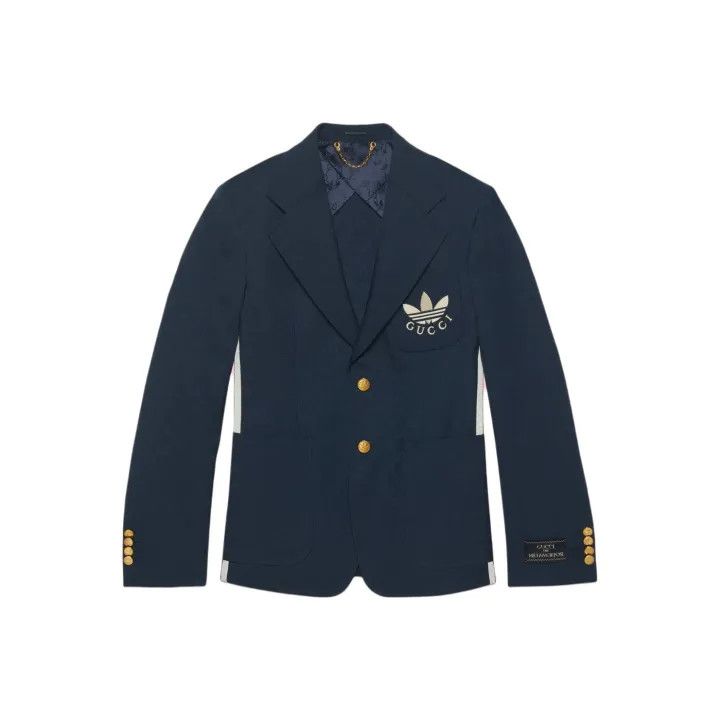 Gucci Gucci x Adidas Logo Embroidered Suit Jacket Size US M / EU 48-50 / 2 - 1 Thumbnail