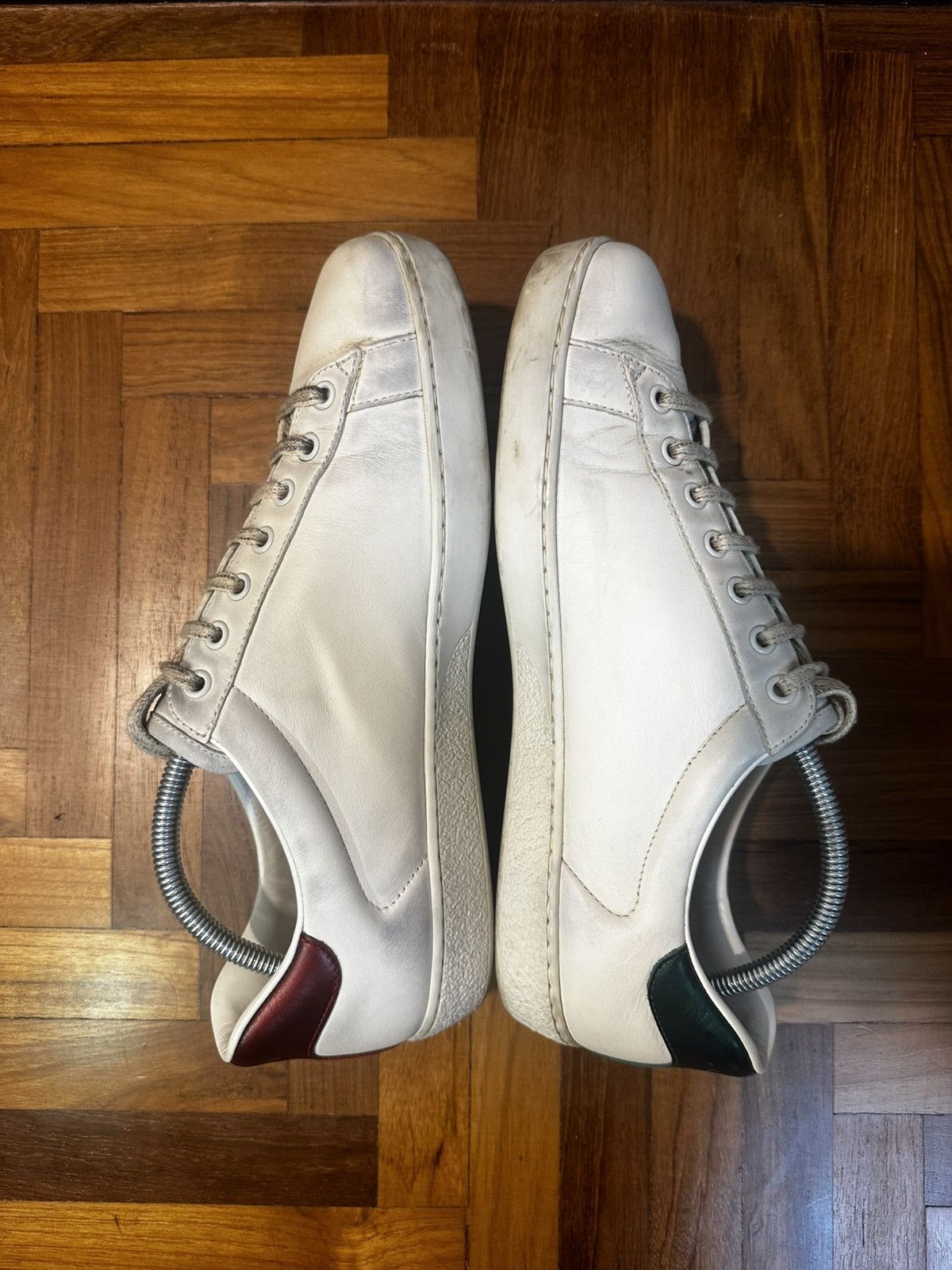 Gucci Gucci Ace Blade Distressed Sneaker Size US 8.5 / EU 41-42 - 2 Thumbnail