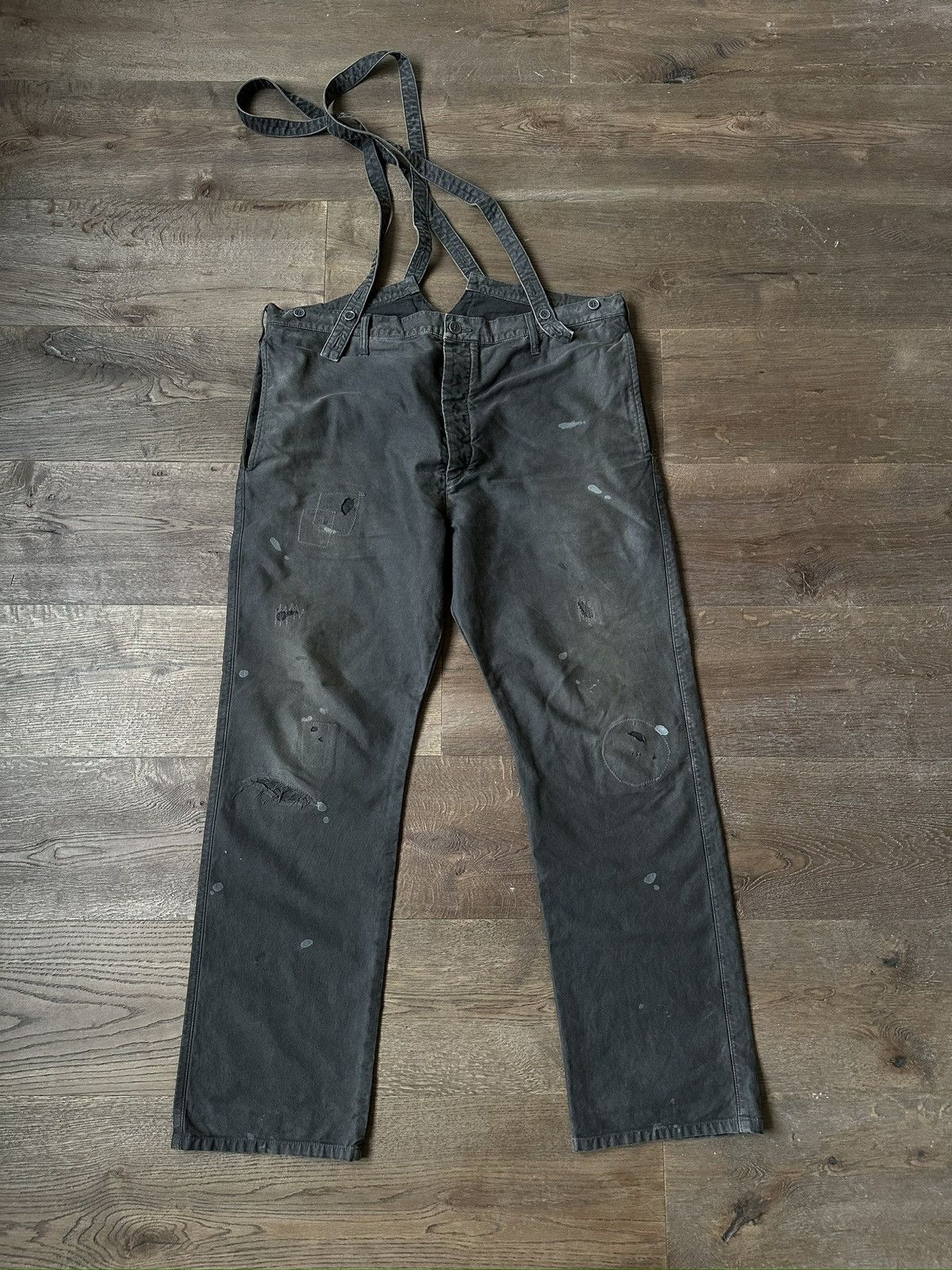 Visvim VISVIM TRAVAILLER BRACES PANTS DMGD 21SS | Grailed