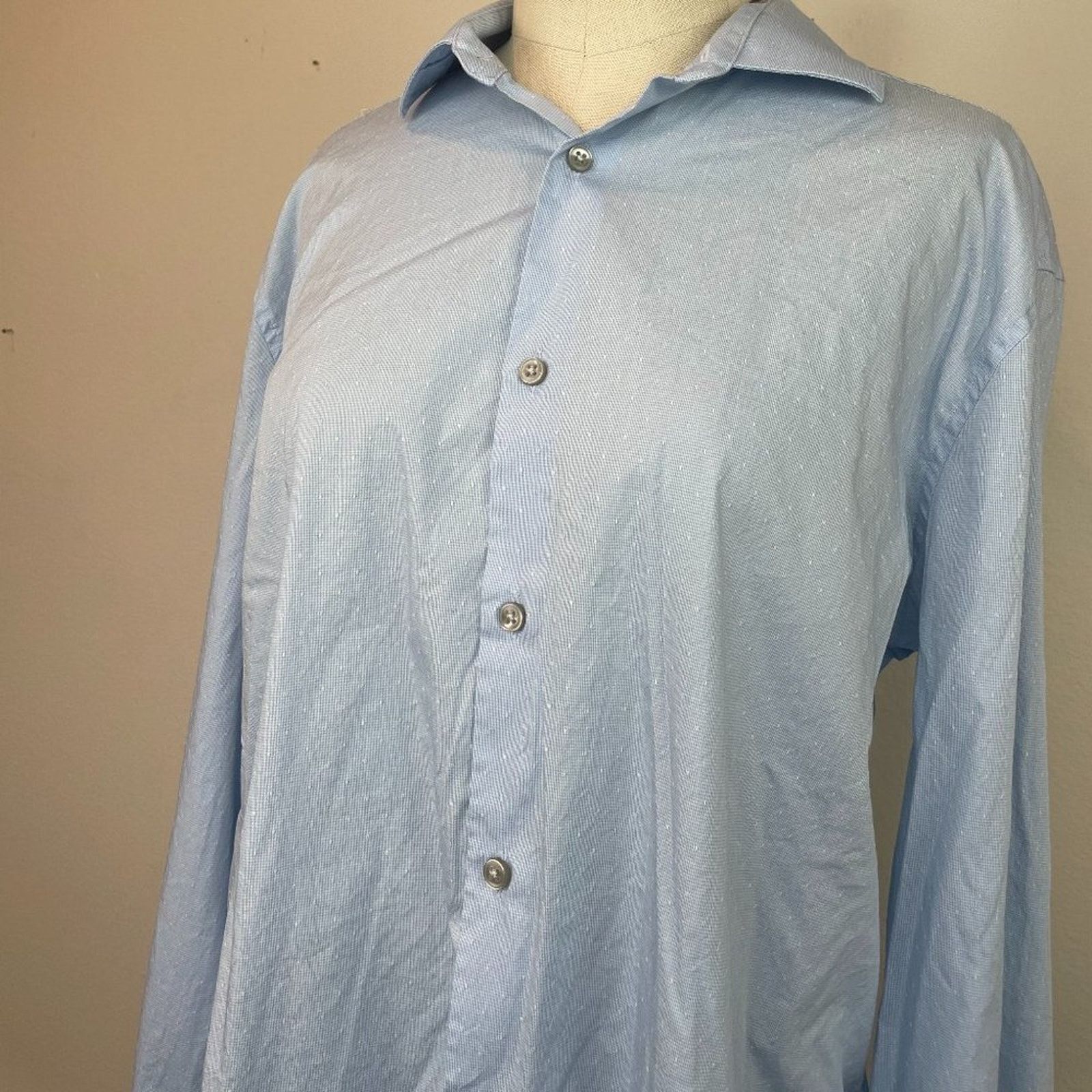 Calvin Klein Calvin Klein Slim Fit Blue Shirt, Size L Size US L / EU 52-54 / 3 - 3 Thumbnail