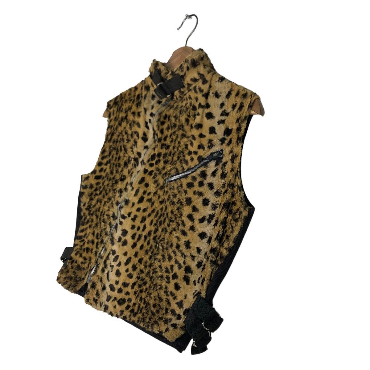 Vintage 🔥 Mink Fur Vest Tiger Skin Design Made in England Punk Wear Size US M / EU 48-50 / 2 - 2 Thumbnail