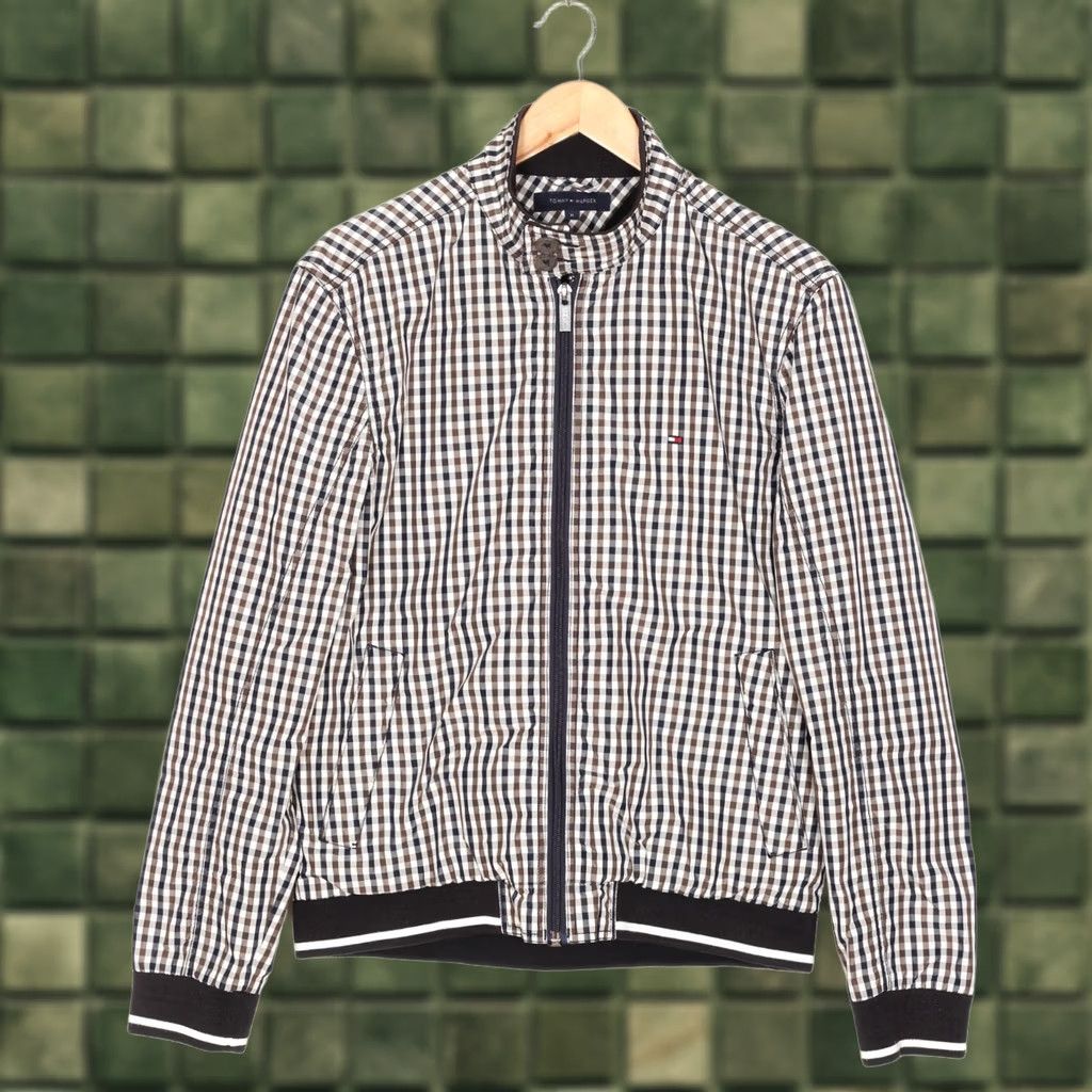 Tommy Hilfiger TOMMY HILFIGER Bomber Jacket Men M MJ5224 Jacket Mens Multicoloured Check Pattern 90s Style Size US M / EU 48-50 / 2 - 1 Thumbnail