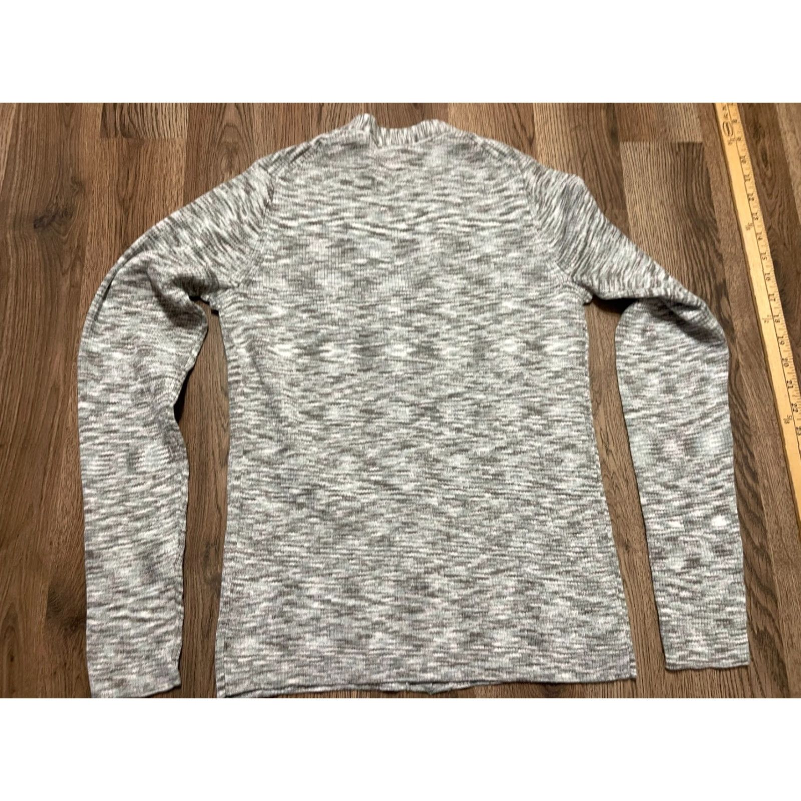 Market Market & Spruce Sweater Womens Medium Gray Buttons Cardigan Long Sleeve Size M / US 6-8 / IT 42-44 - 2 Thumbnail