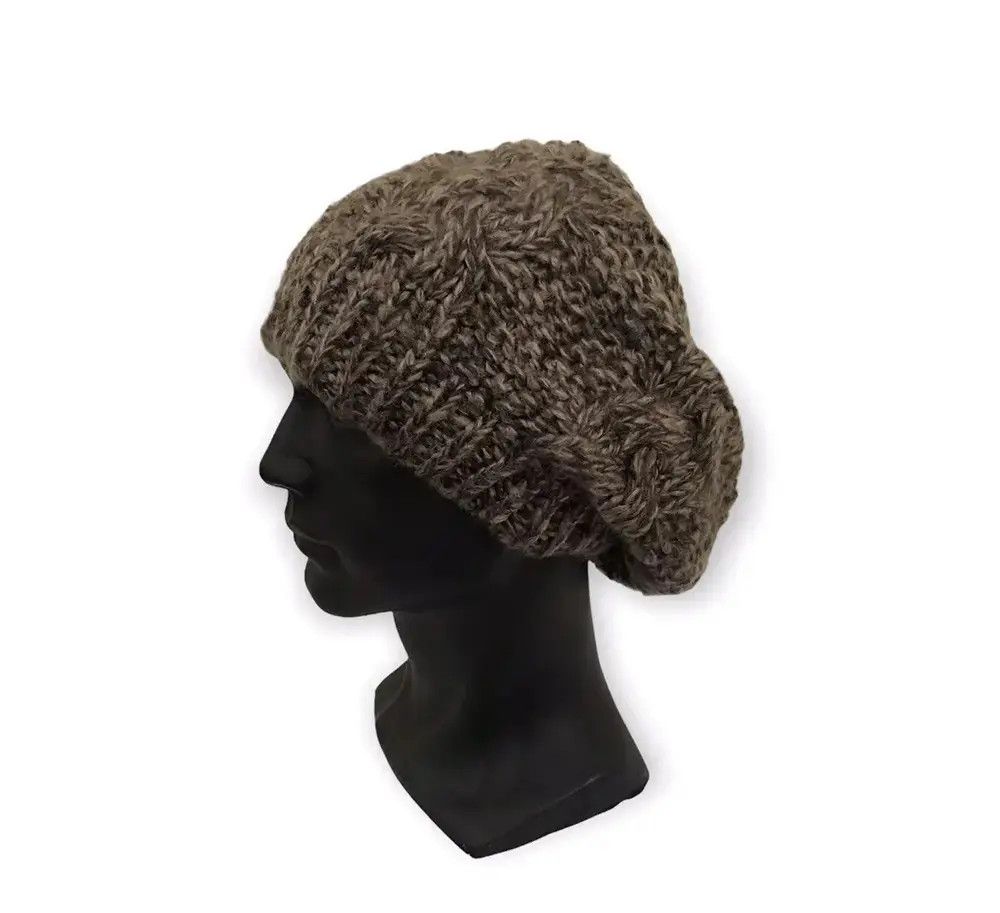 Japanese Brand Japanese Brand Knit Design Beanie Hat Size ONE SIZE - 1 Thumbnail
