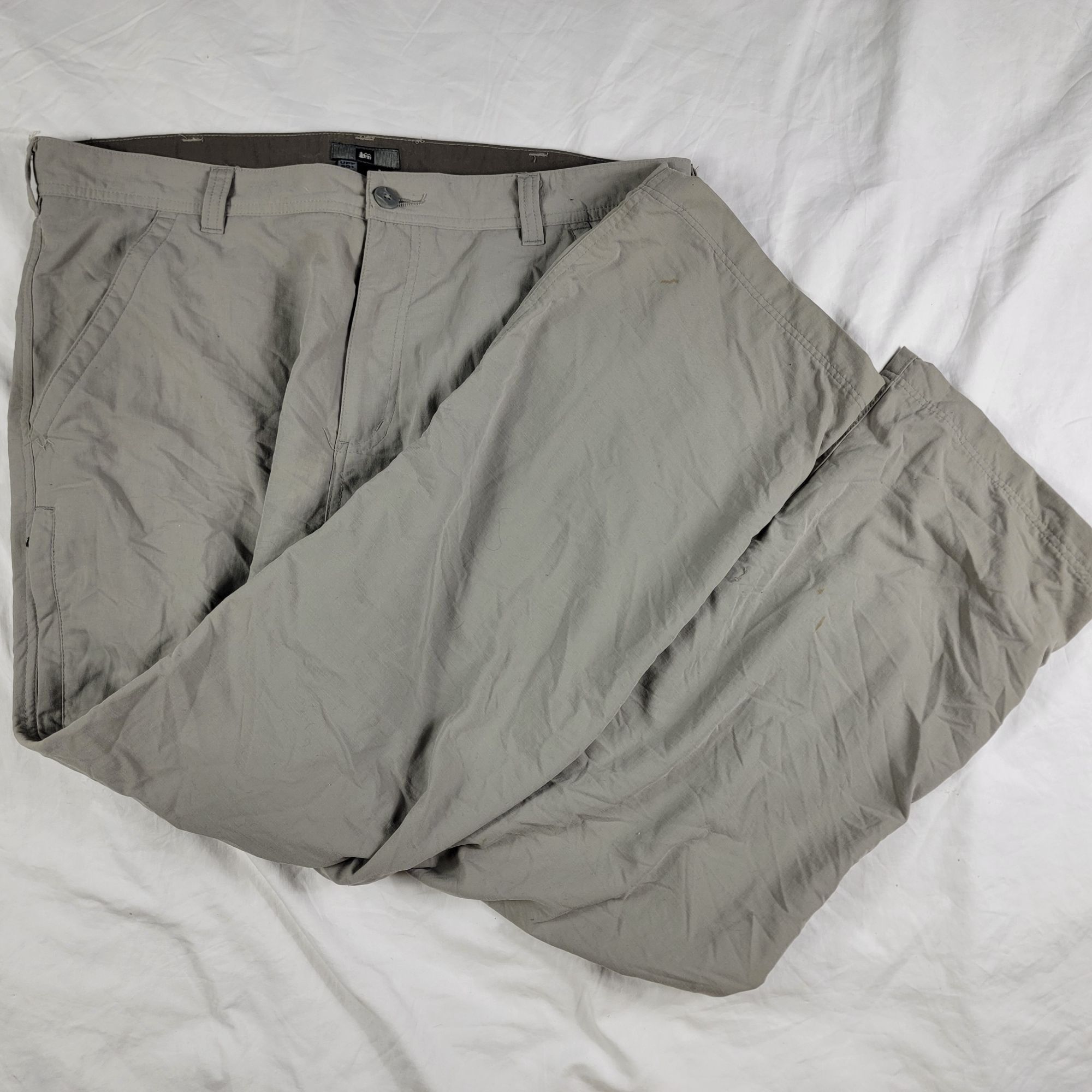Rei REI Mens Nylon Pants 36W 32L Gray UPF 50+ Lightweight Outdoo Size US 36 / EU 52 - 1 Thumbnail