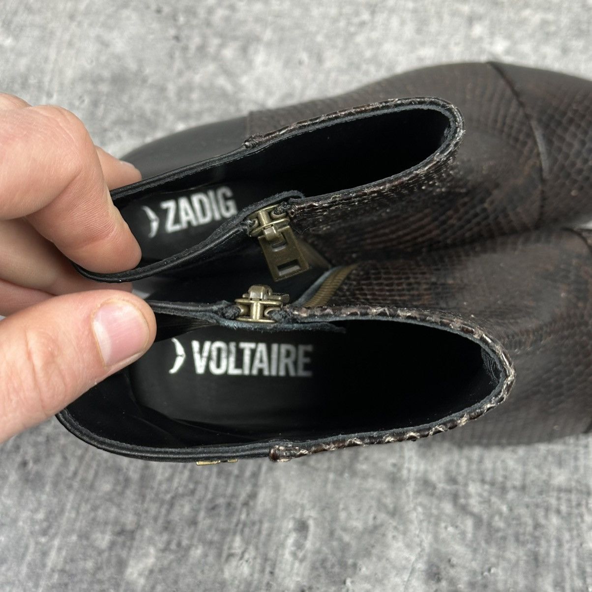 Zadig & Voltaire Zadig & Voltaire Lena Wild Leather Ankle Boots Shoes Size US 6 / IT 36 - 22 Thumbnail
