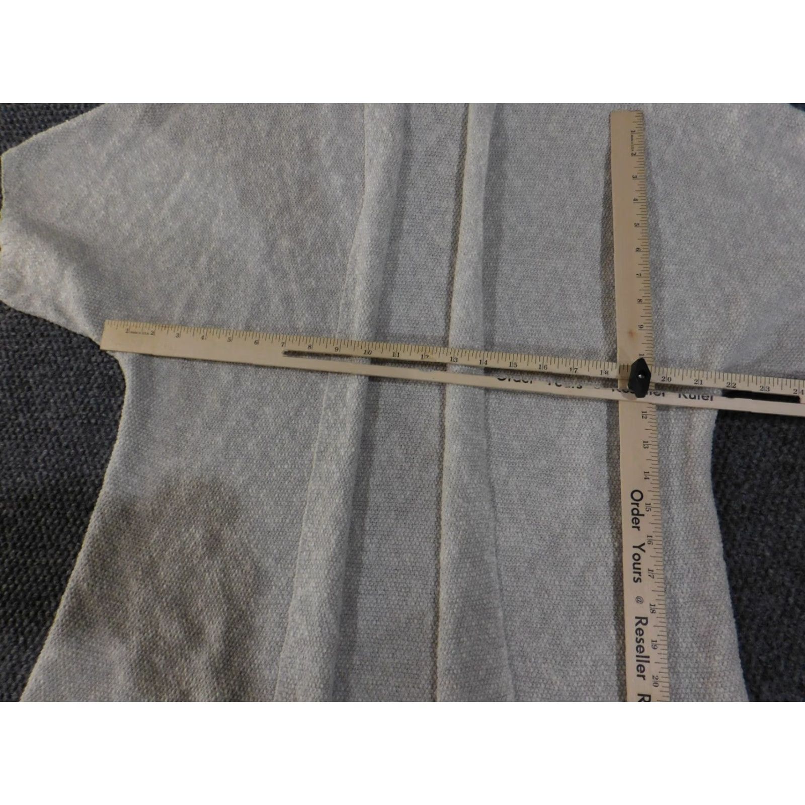 Loft LOFT Outlet Sweater Womens Small Gray Open Front Kimono Short Sleeve Cardigan Size S / US 4 / IT 40 - 5 Thumbnail