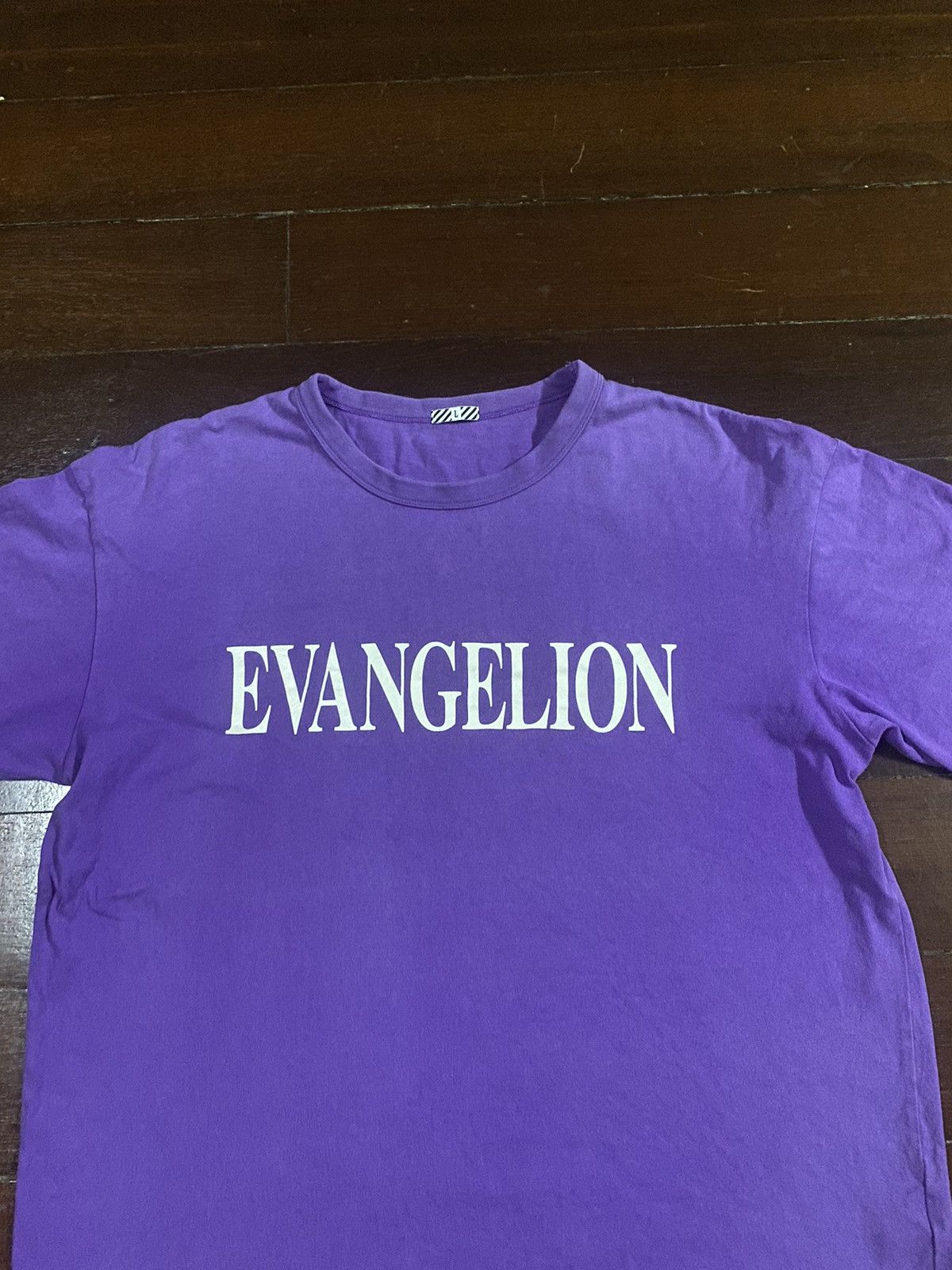Anime × Japanese Brand *Rare!! Evangelion X Gu Spellout tee Size US L / EU 52-54 / 3 - 1 Thumbnail