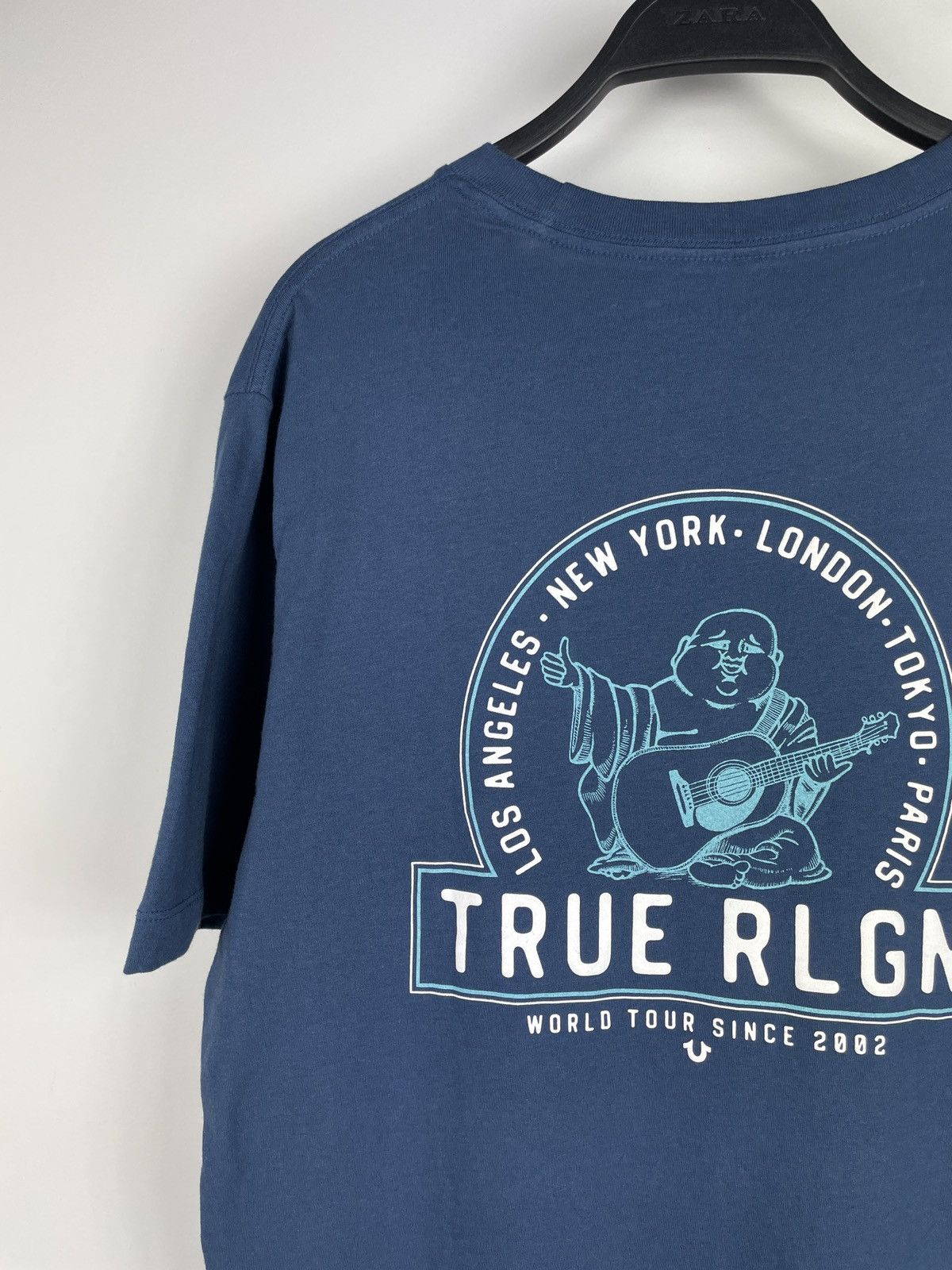 True Religion × Vintage True Religion Buddha Big Logo T-shirt Size US L / EU 52-54 / 3 - 2 Thumbnail