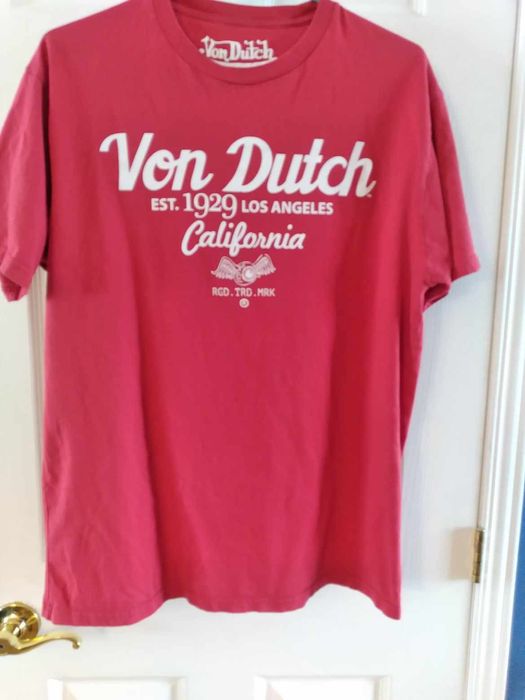 T-shirt Kaki Homme Von Dutch Cat | Déstockage Von Dutch