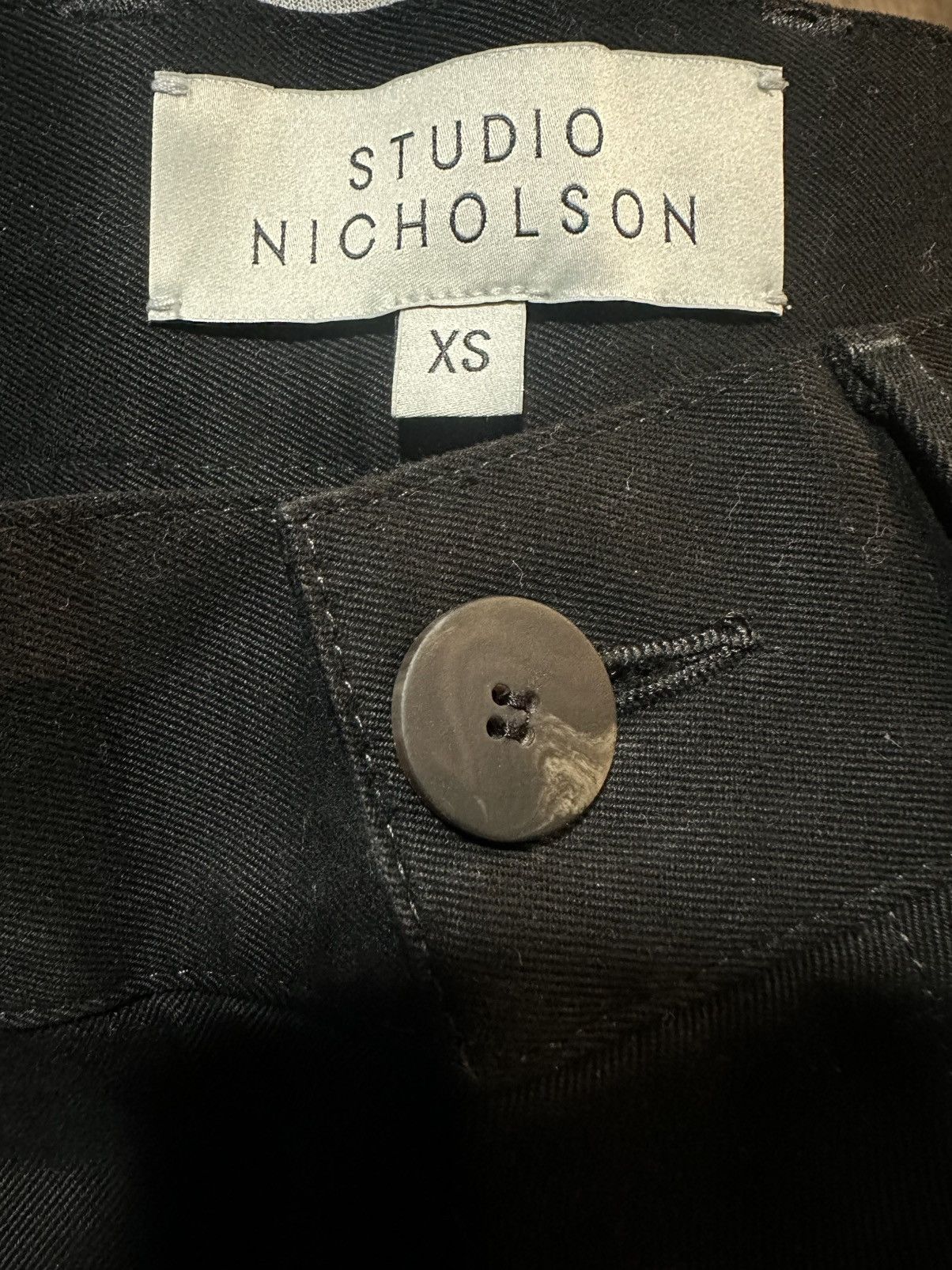 Studio Nicholson Studio Nicholson Black Bill Trousers XS Size US 30 / EU 46 - 3 Thumbnail