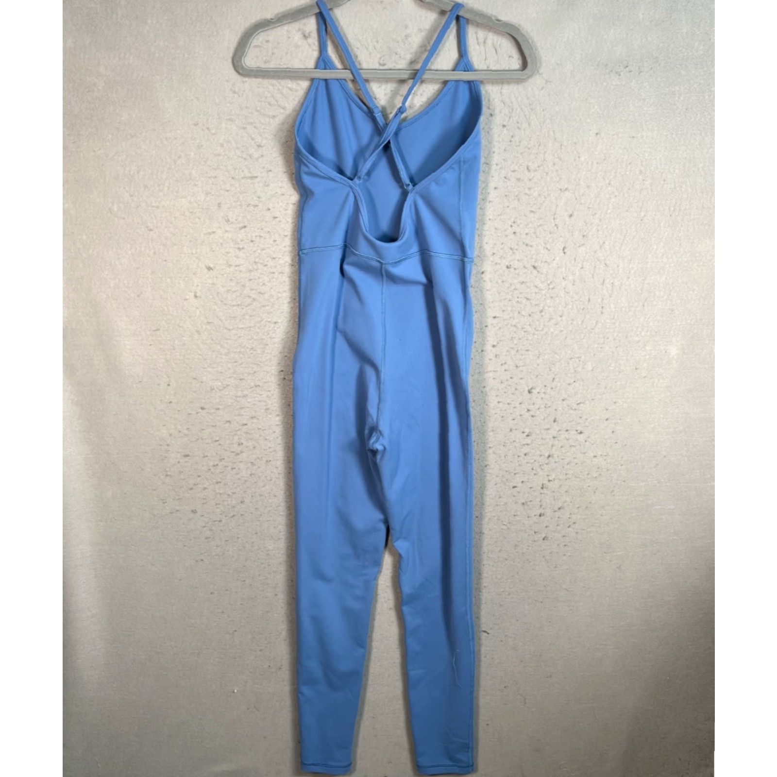 Vintage Wilfred Free Brand Jumpsuit One-Piece Style Lightweight Features Strappy Back Blue Medium Womens Size M Casual Summer Spring Size 32" / US 10 / IT 46 - 2 Thumbnail