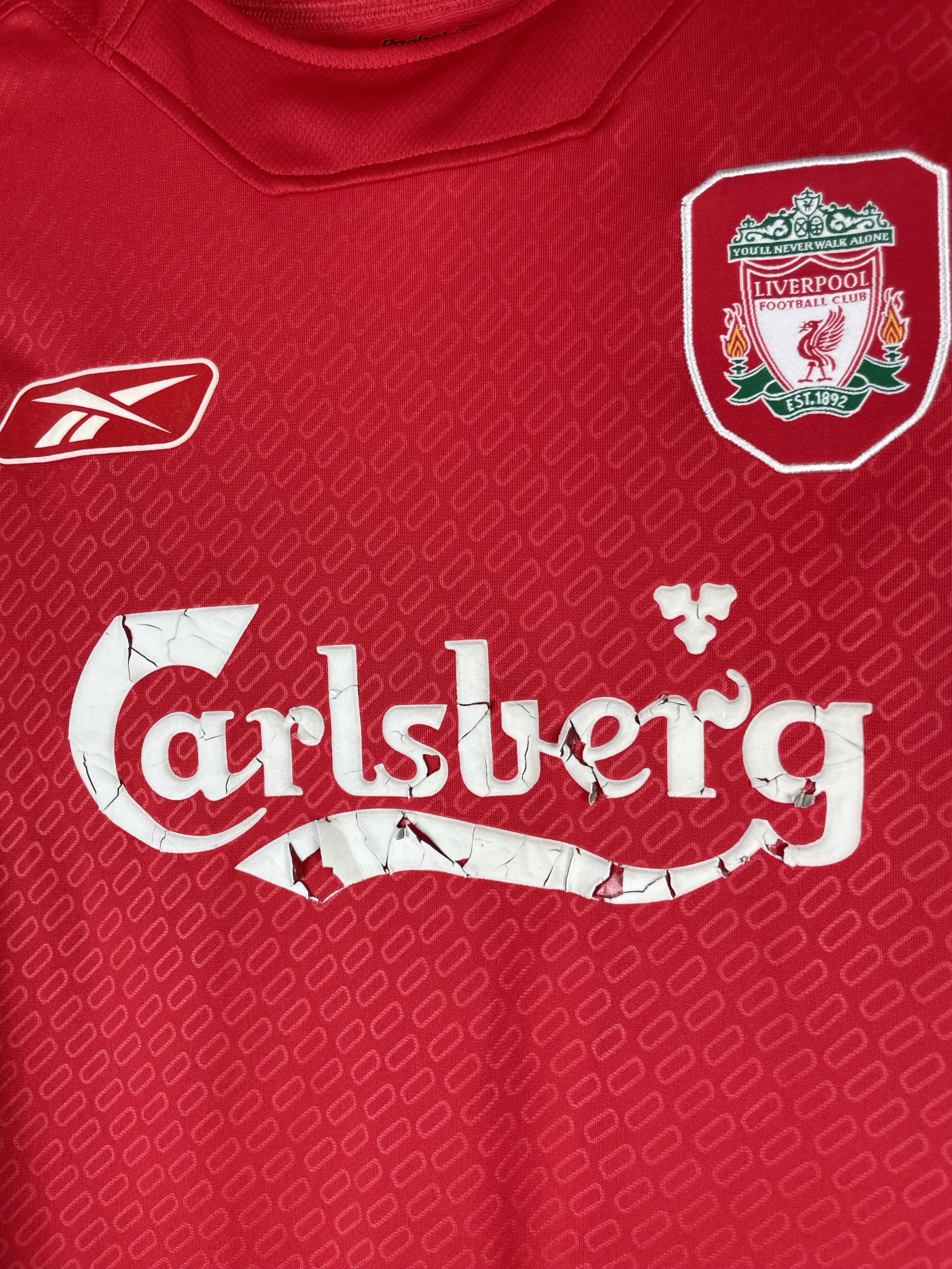 Reebok Liverpool Reebok soccer jersey carlsberg vintage Size US S / EU 44-46 / 1 - 5 Thumbnail