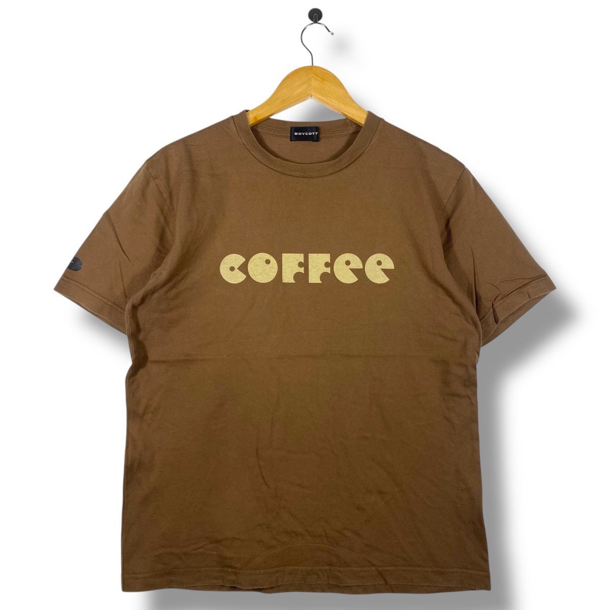 Boycott Japanese Brand BOYCOTT Coffee Graphic Tee Shirt Size 3 Size ONE SIZE - 1 Thumbnail