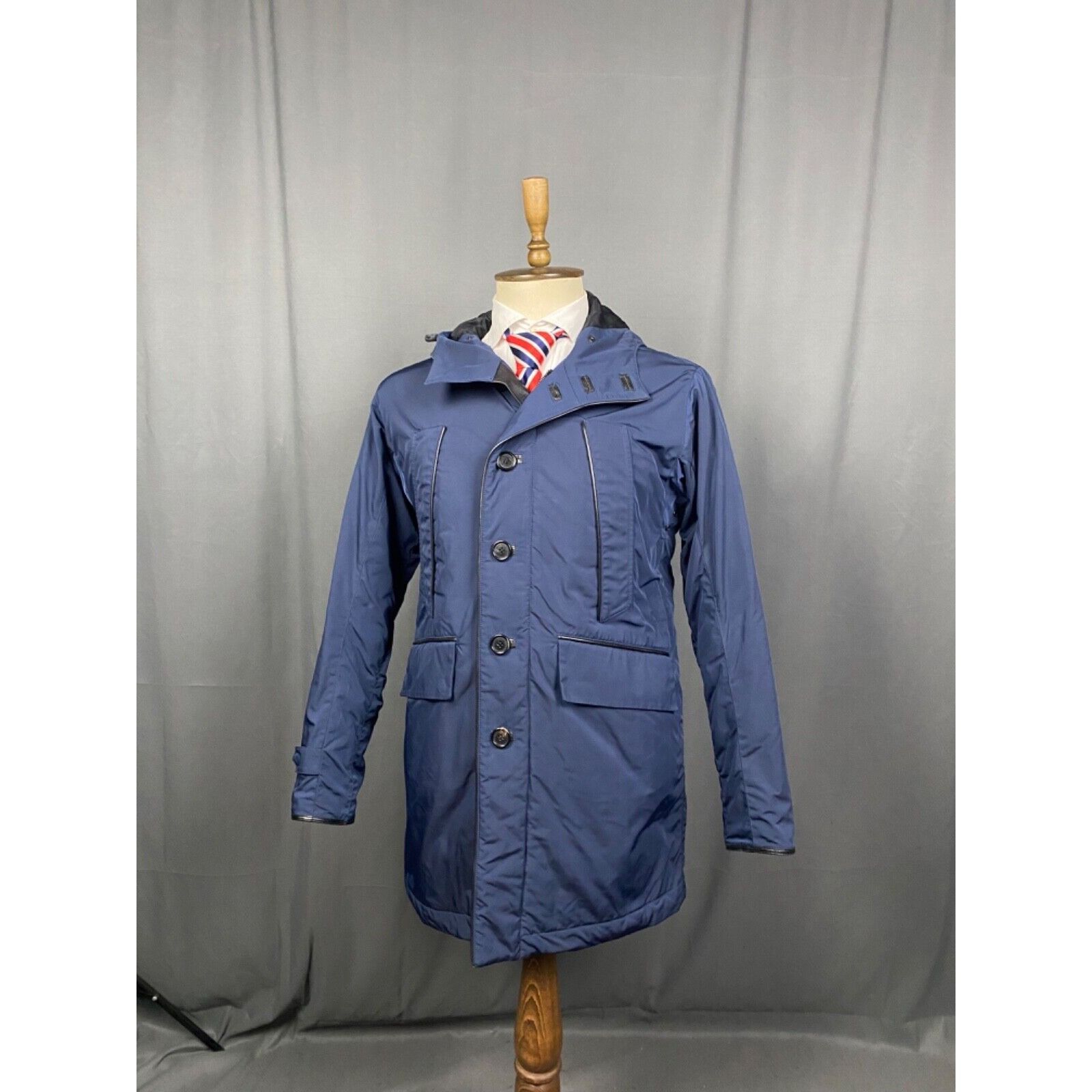 Burberry MINT! Burberry Proto Men's Blue Insulated Winter Parka Jacke Size US XL / EU 56 / 4 - 2 Thumbnail