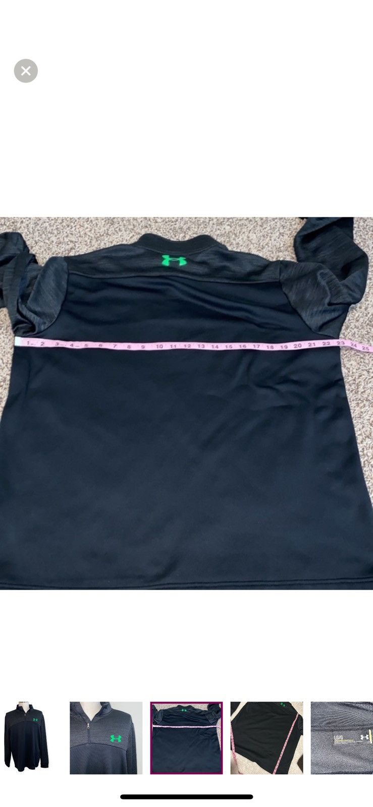 Under Armour Under armour large fleece 1/4 zip sweatshirt Size US L / EU 52-54 / 3 - 3 Thumbnail