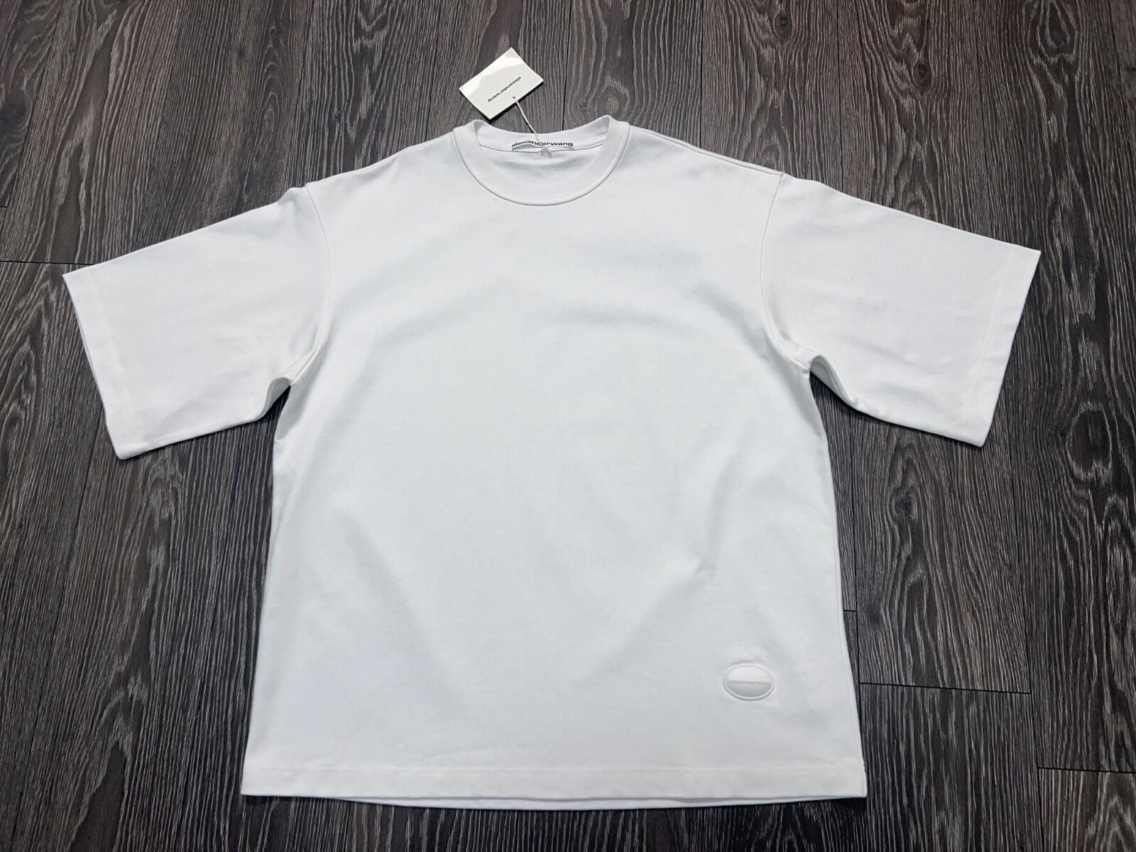 Alexander Wang NWT Unisex Mens WomensDome Logo Tee Oversize T Shirt White L Size US L / EU 52-54 / 3 - 3 Thumbnail