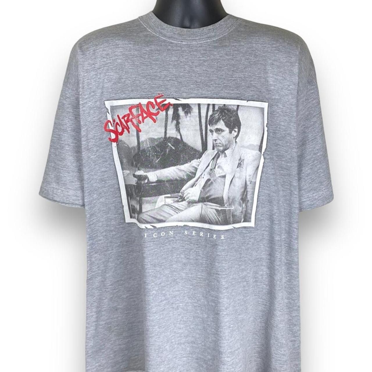 Vintage Vintage Y2K Scarface Tony Montana Movie Promo Tshirt Size US XXL / EU 58 / 5 - 1 Thumbnail