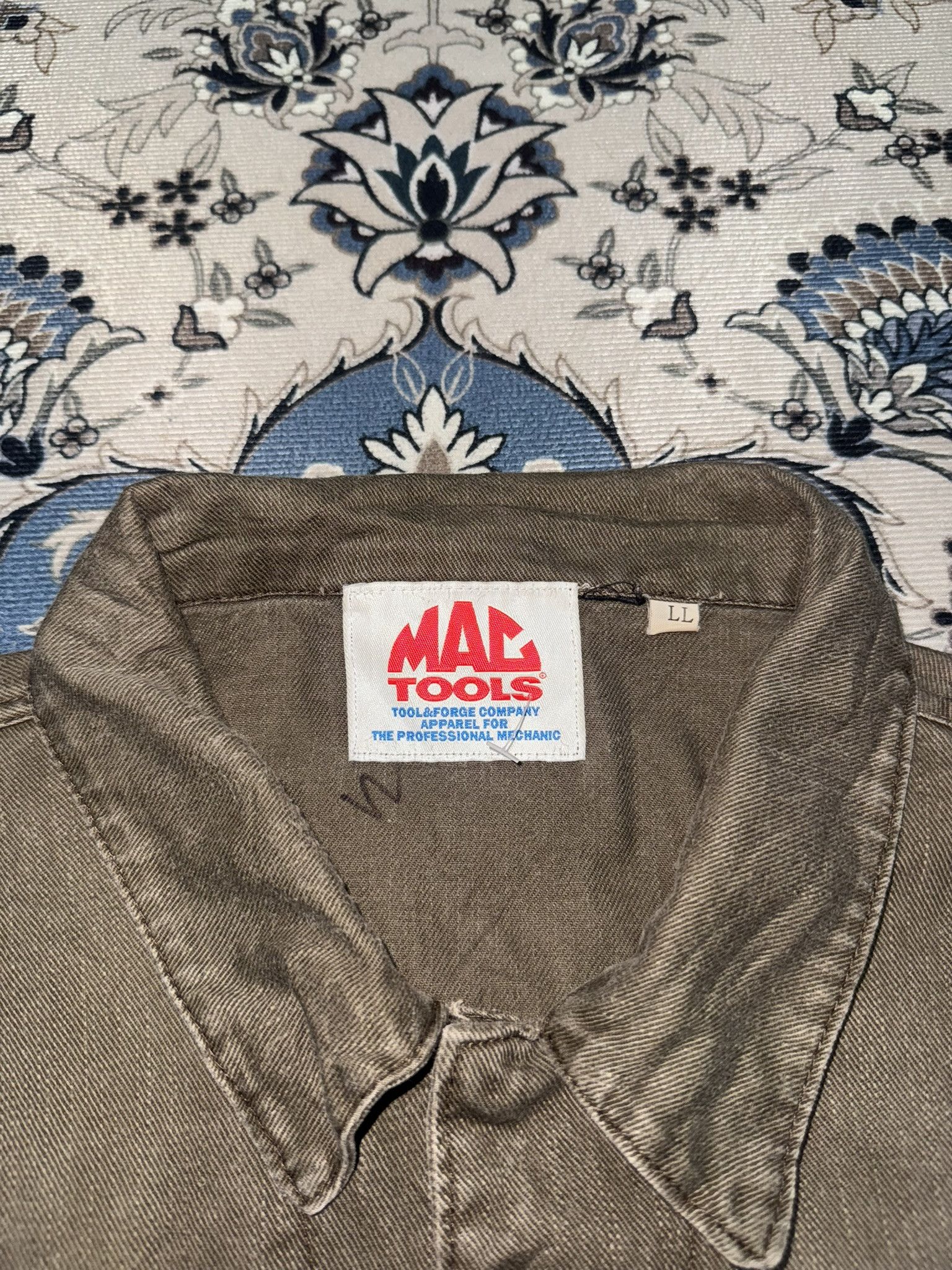 Japanese Brand Vintage MAC Tools Technician Heavy Duty Coverall Size US 38 / EU 54 - 4 Thumbnail