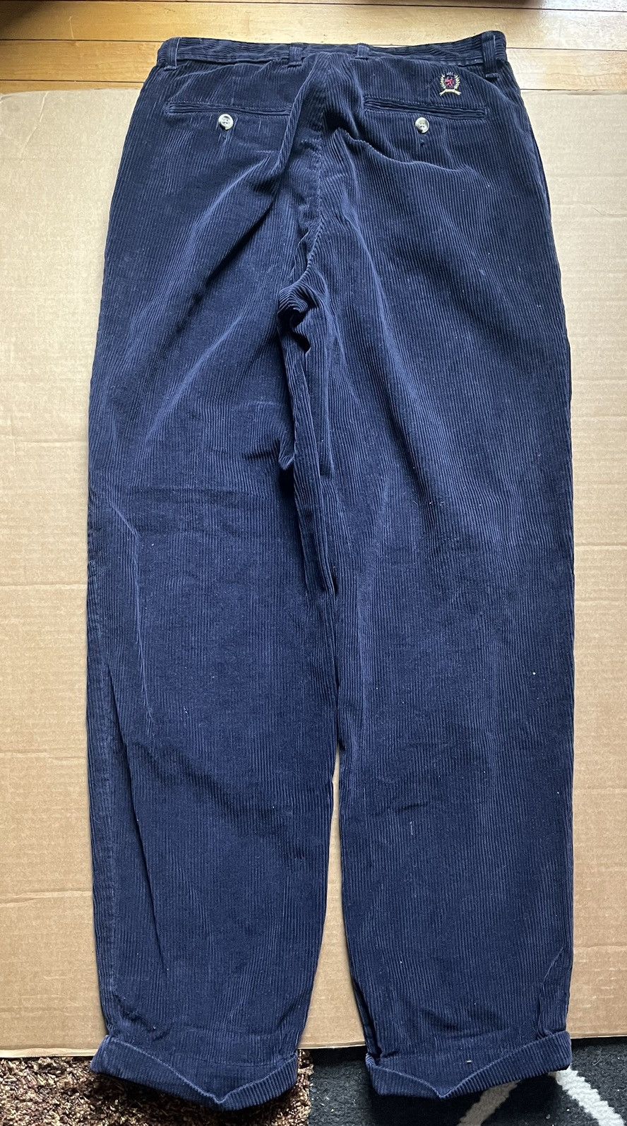 Tommy Hilfiger × Vintage Vintage Tommy Hilfiger Corduroy Pants 31x32 Size US 31 - 3 Thumbnail