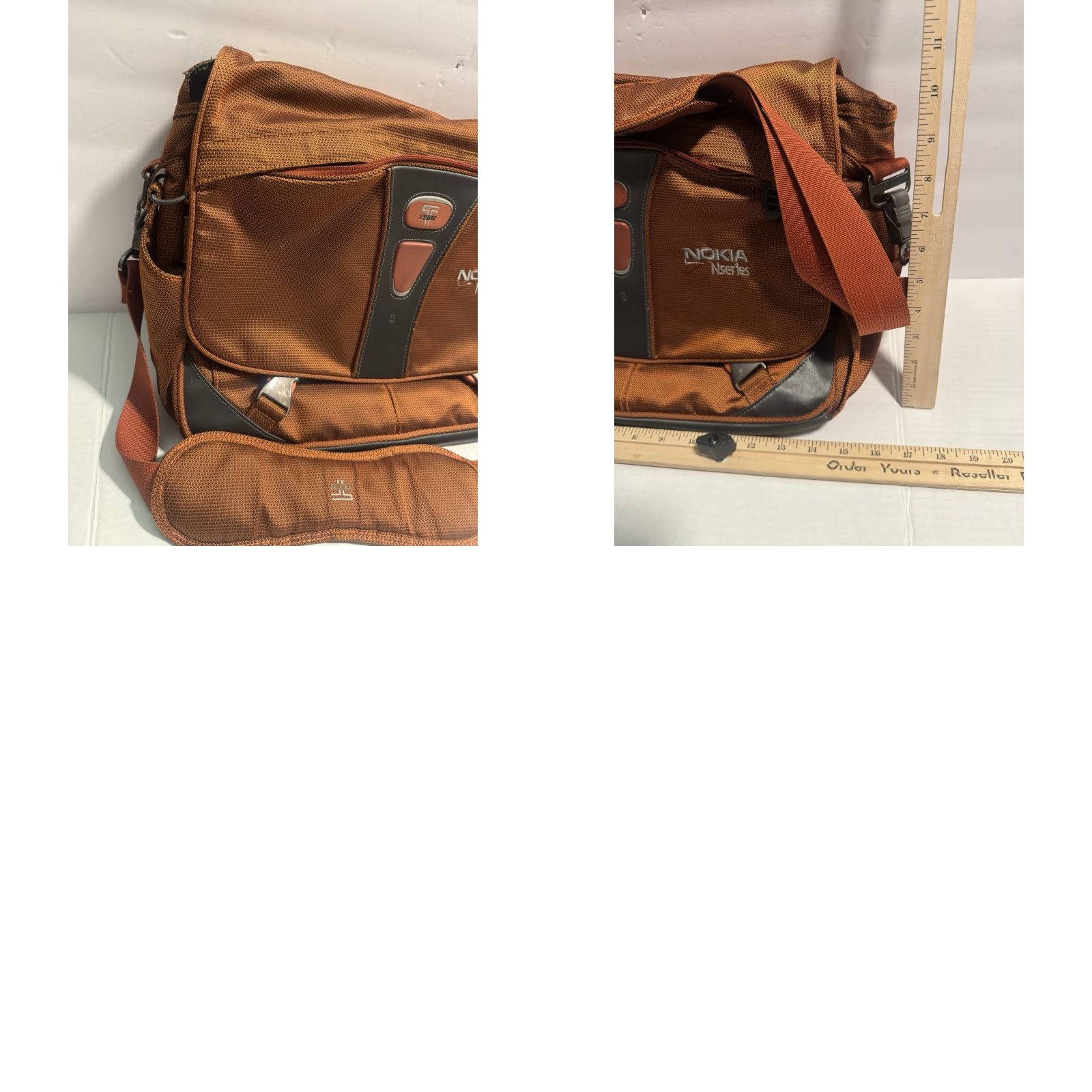 Tumi Tumi T-Tech Ballistic Nylon Expandable Messenger Crossbody Bag Orange Nokia N- Size ONE SIZE - 11 Thumbnail