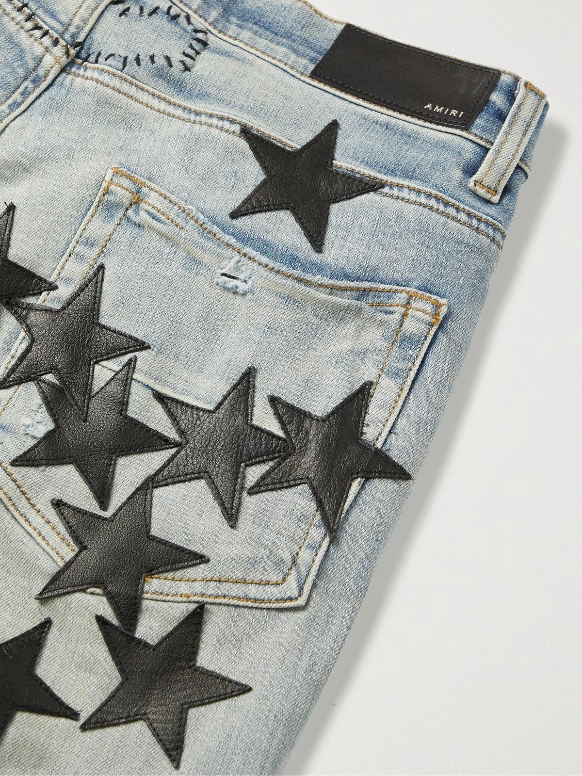 Amiri o1y0525 Denim Pant in Blue Size US 32 / EU 48 - 3 Thumbnail