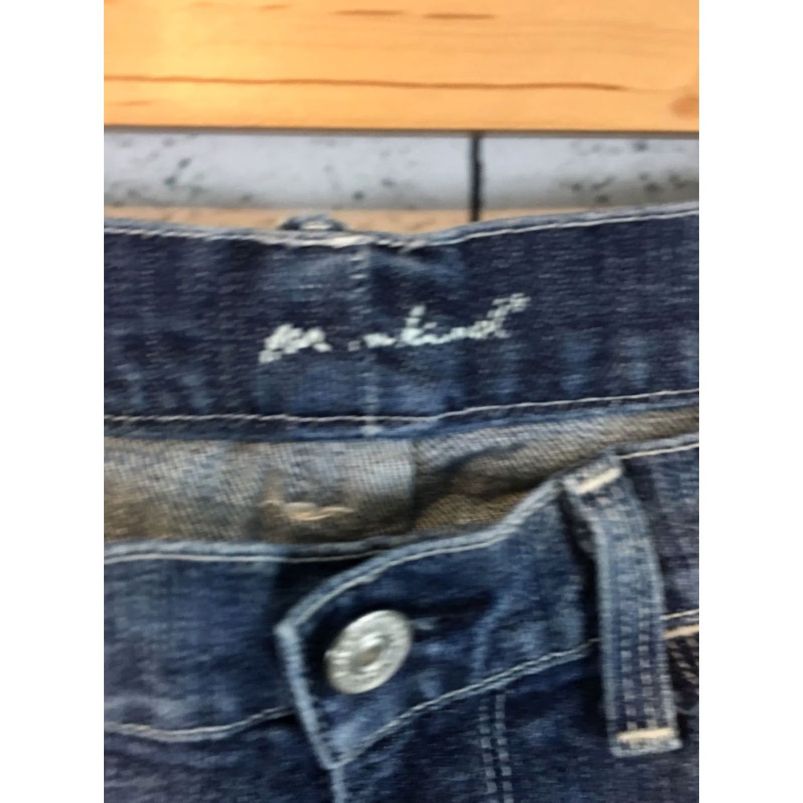 7 For All Mankind VINTAGE 7 For All Mankind 7FAM Jeans Boots Cut Colette Distressed Bootcut Medium Wash 26 Blue Women Size 26" / US 2 / IT 38 - 2 Thumbnail