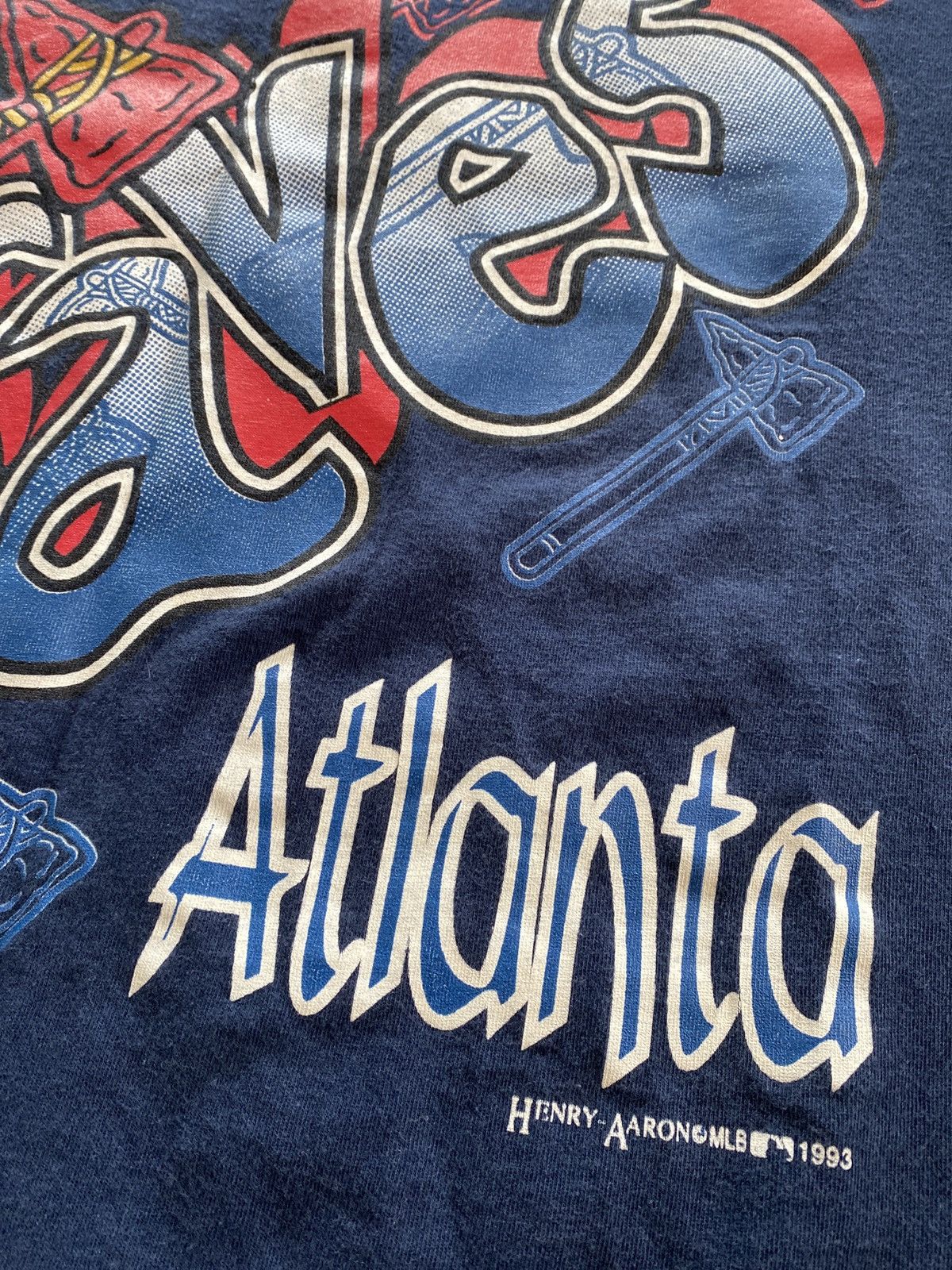 Vintage 90s Atlanta Braves shirt XL Size US XL / EU 56 / 4 - 3 Thumbnail